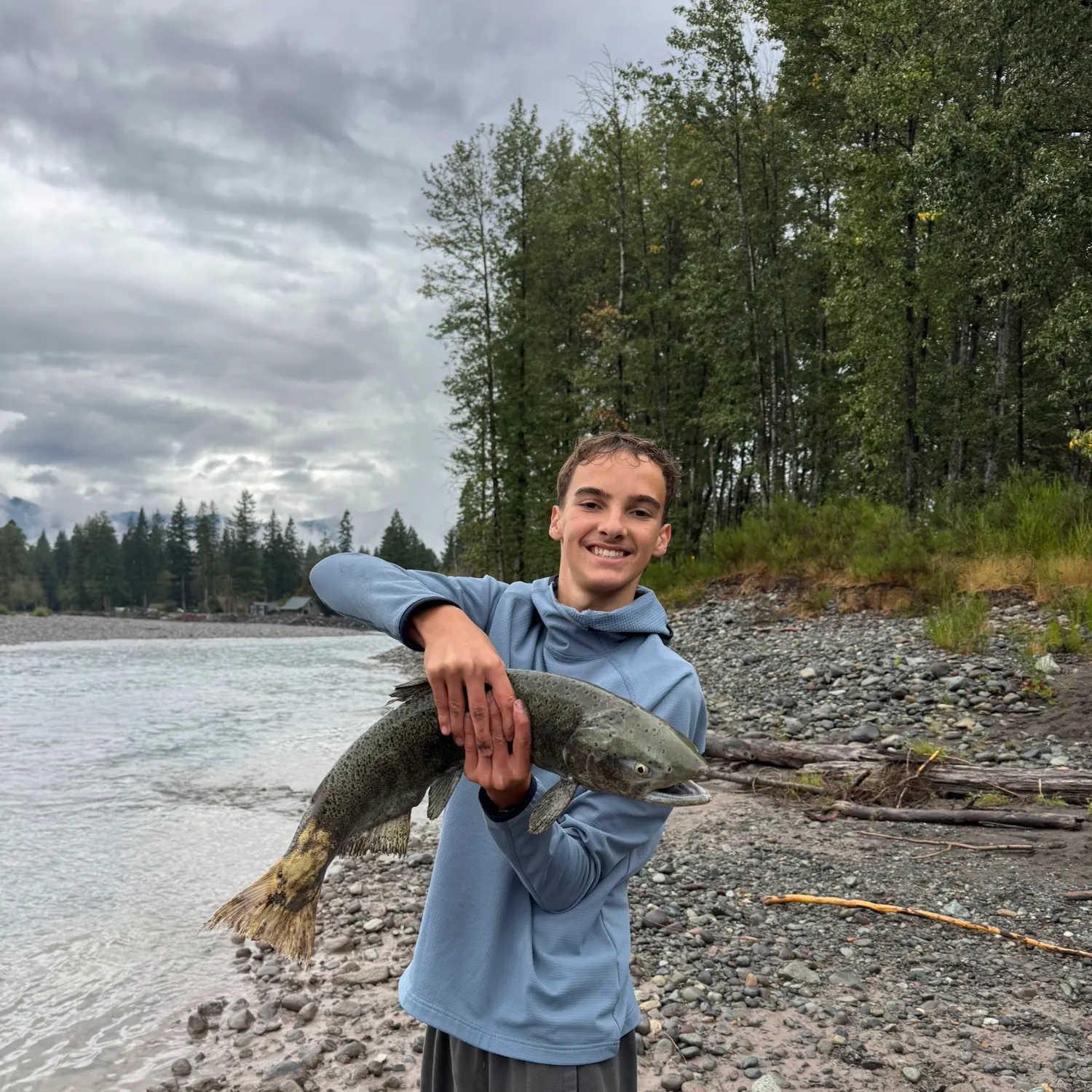 Chinook salmon caught on Fishbrain