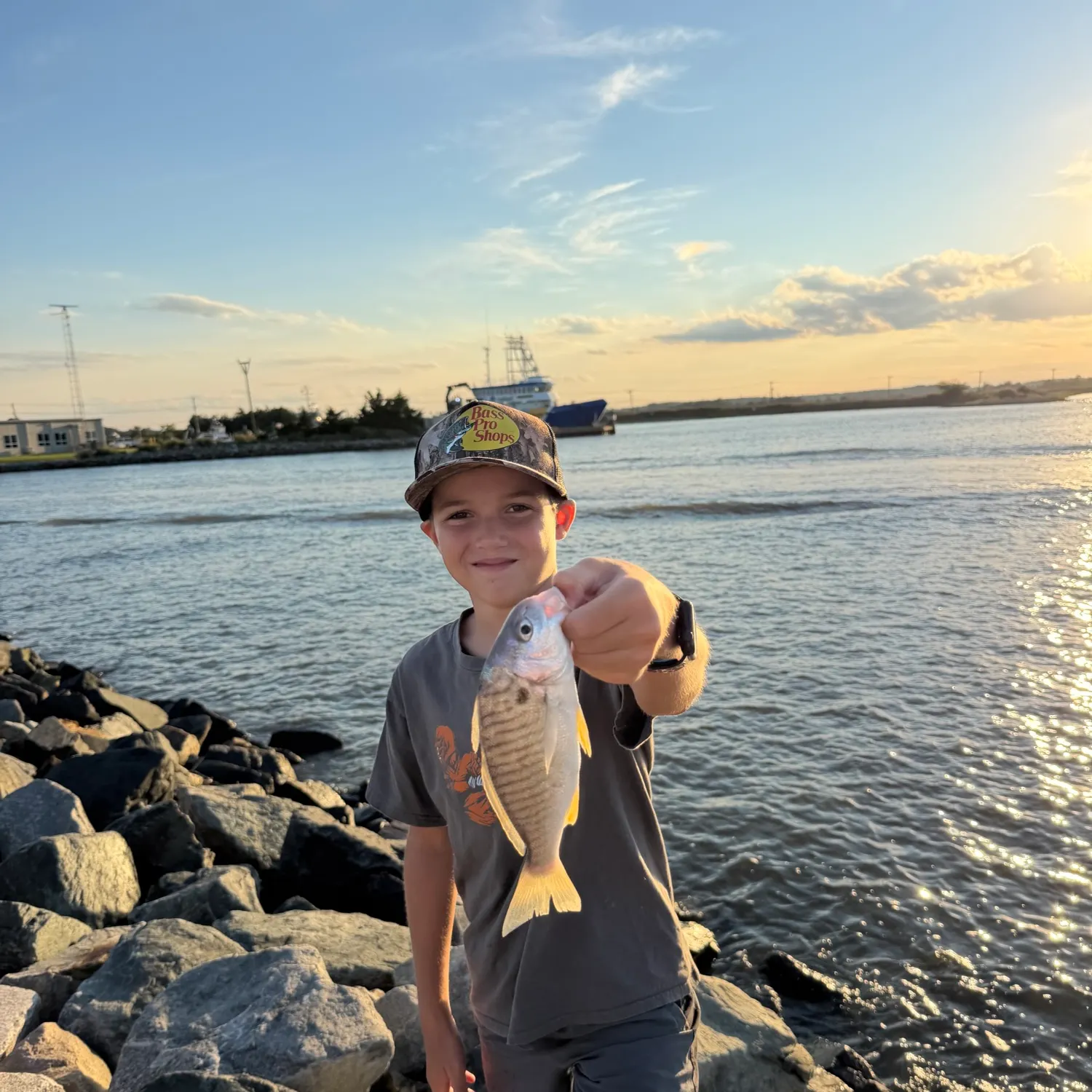 Spot croaker caught on Fishbrain