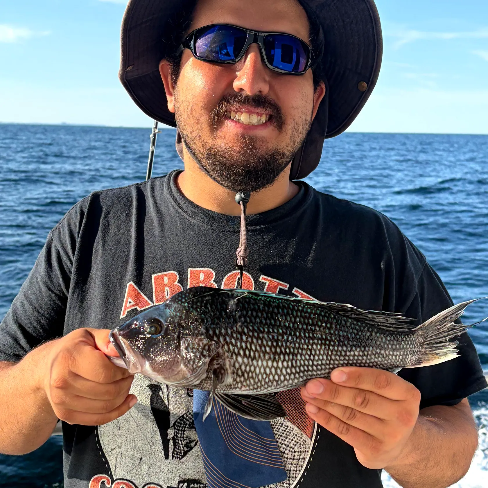 Black sea bass caught on Fishbrain