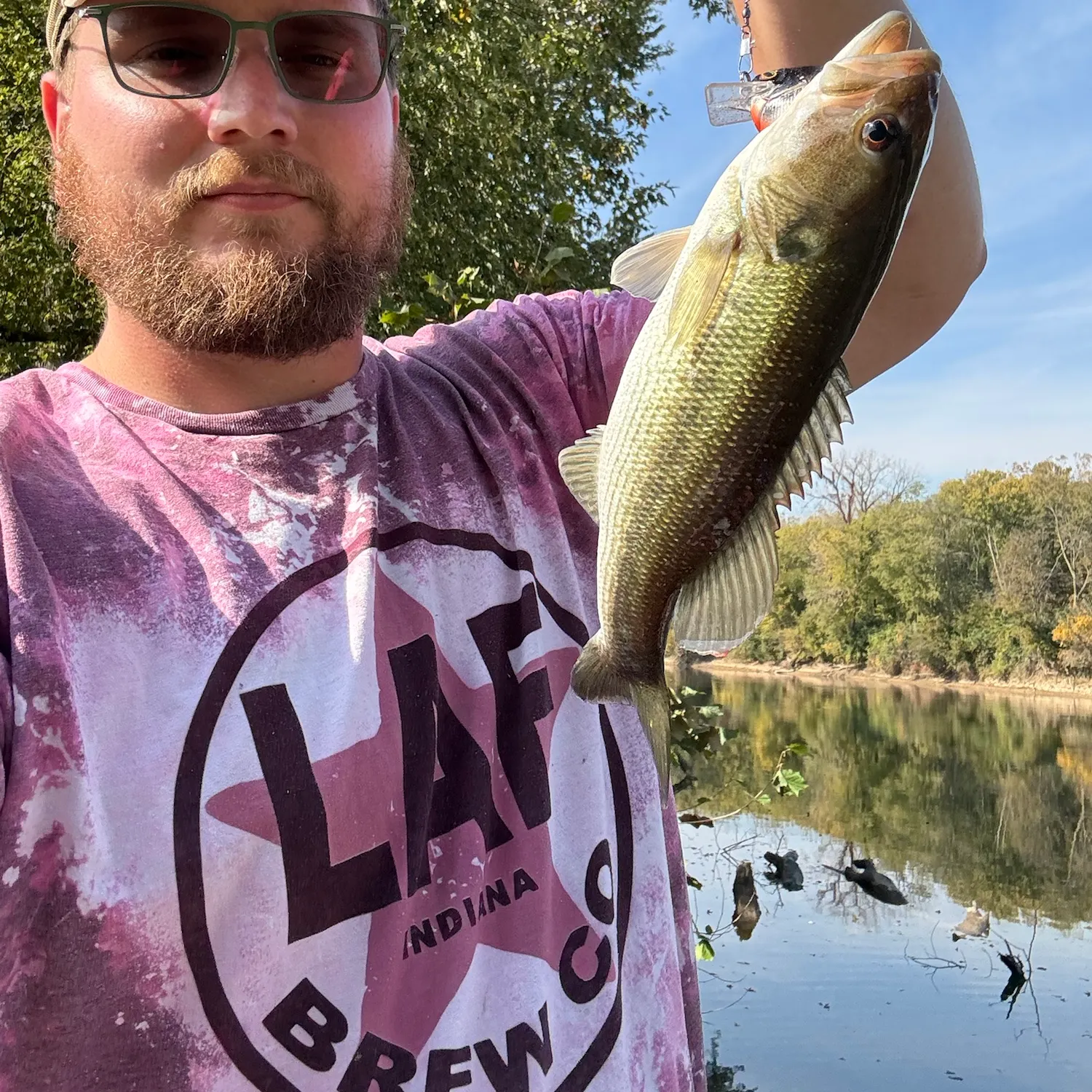 Spotted bass caught on Fishbrain