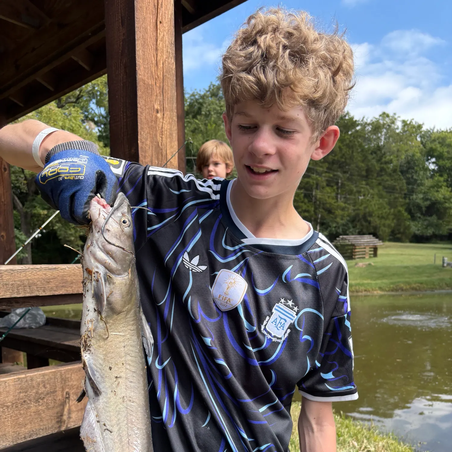 Channel catfish caught on Fishbrain
