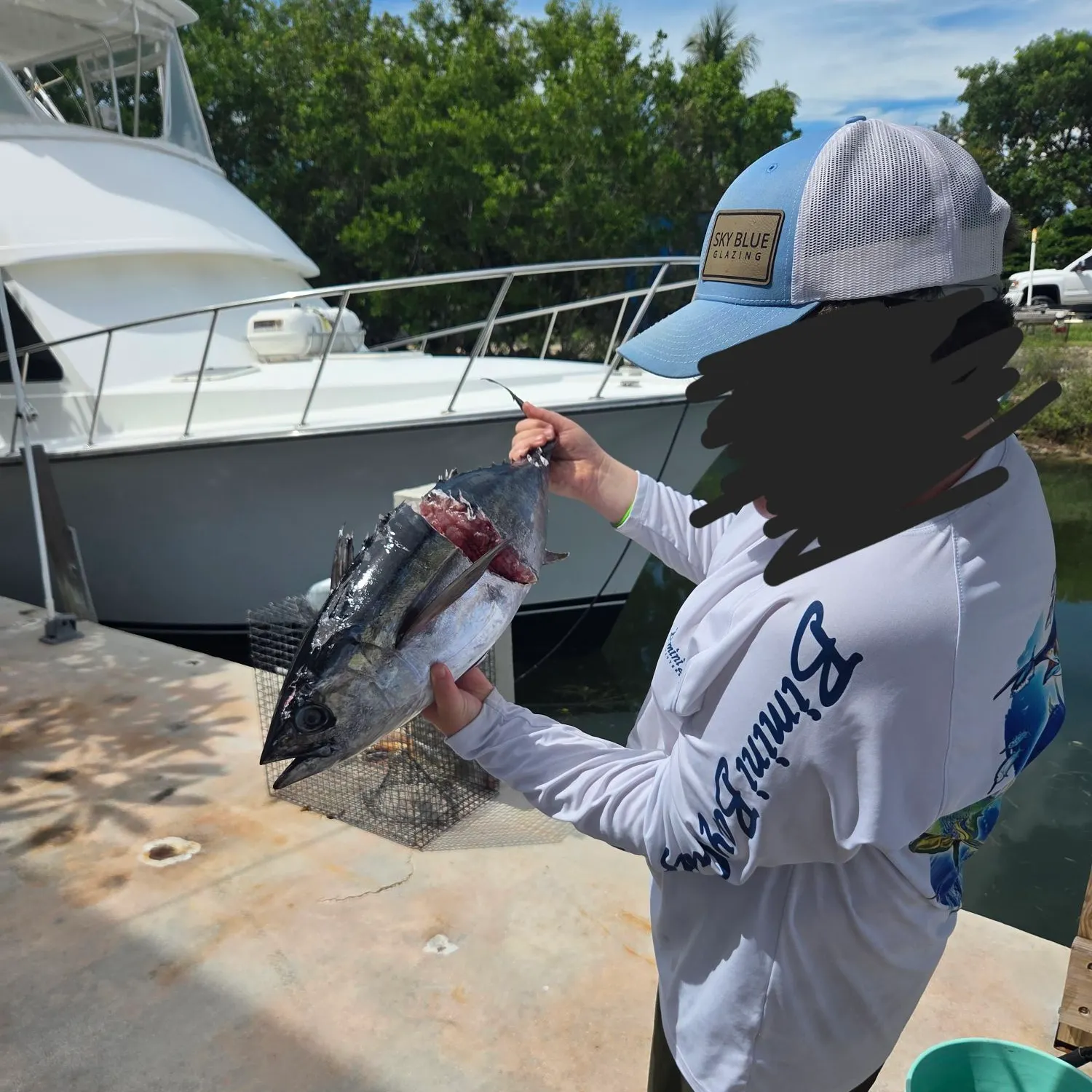 Blackfin tuna caught on Fishbrain