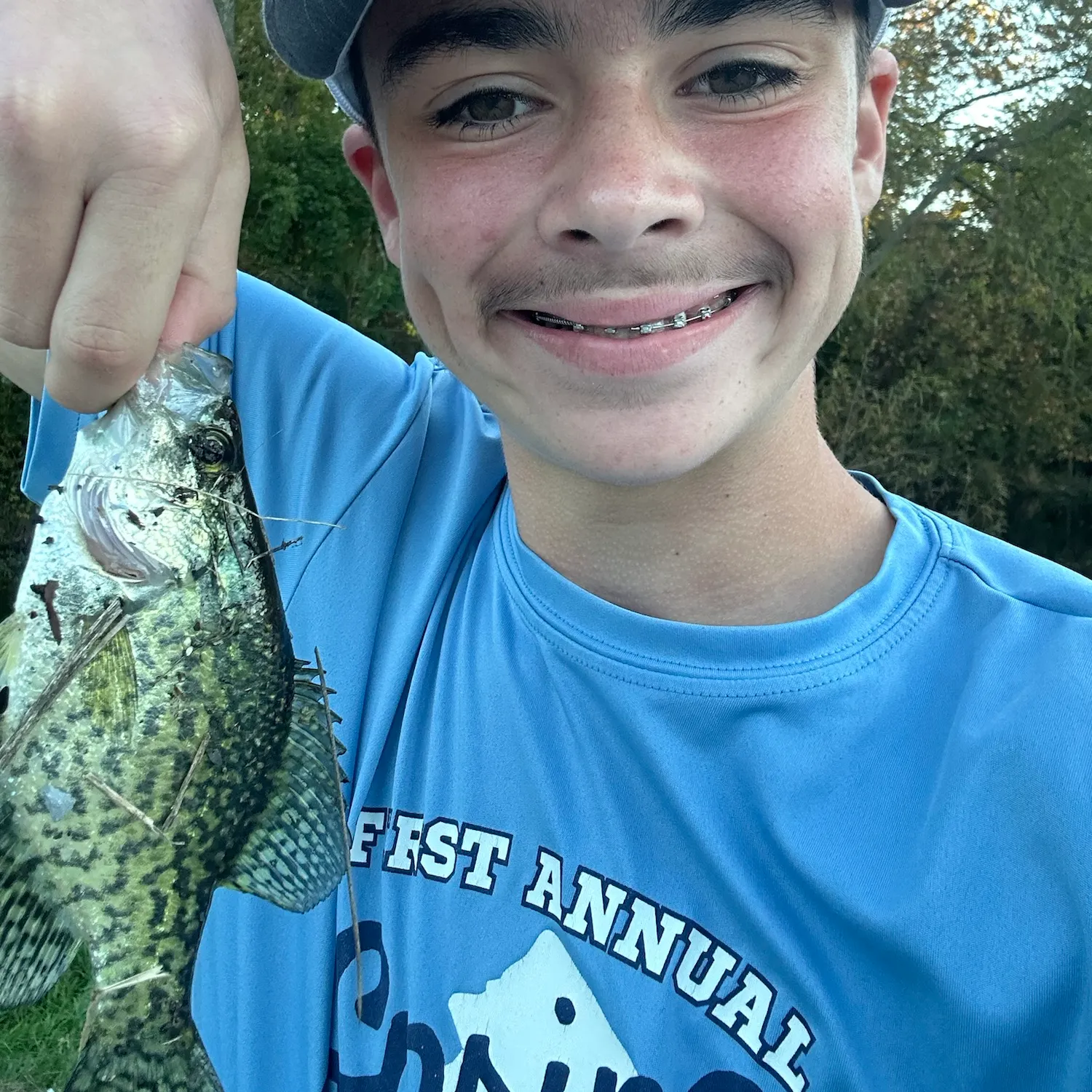 Black crappie caught on Fishbrain