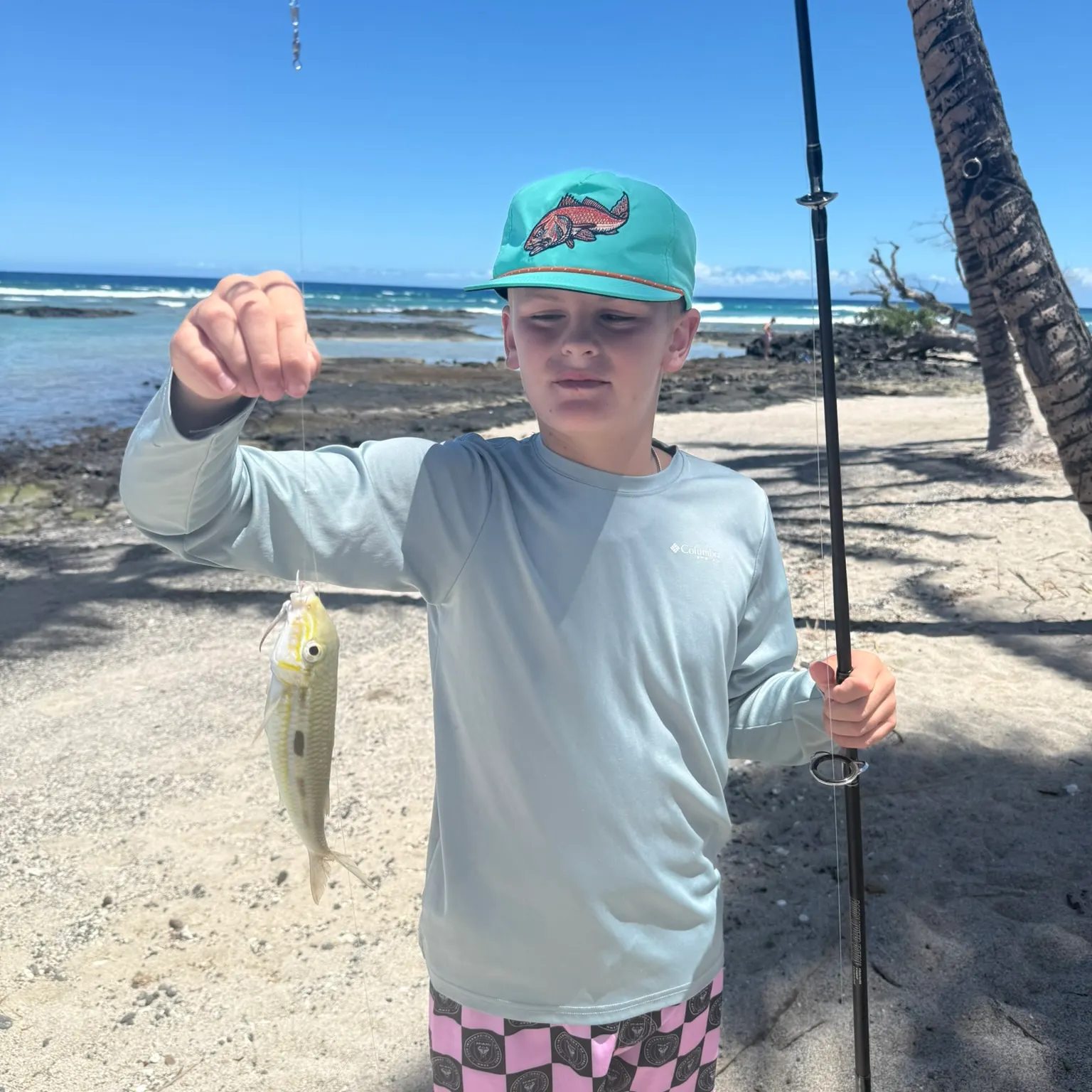 The most recent Yellowfin goatfish catches on Fishbrain