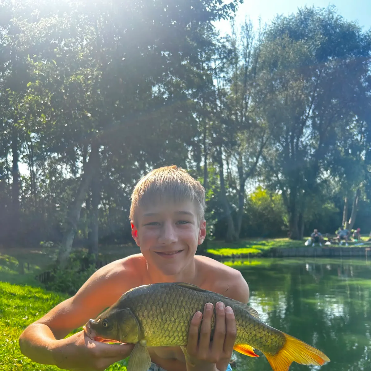 Common carp caught on Fishbrain