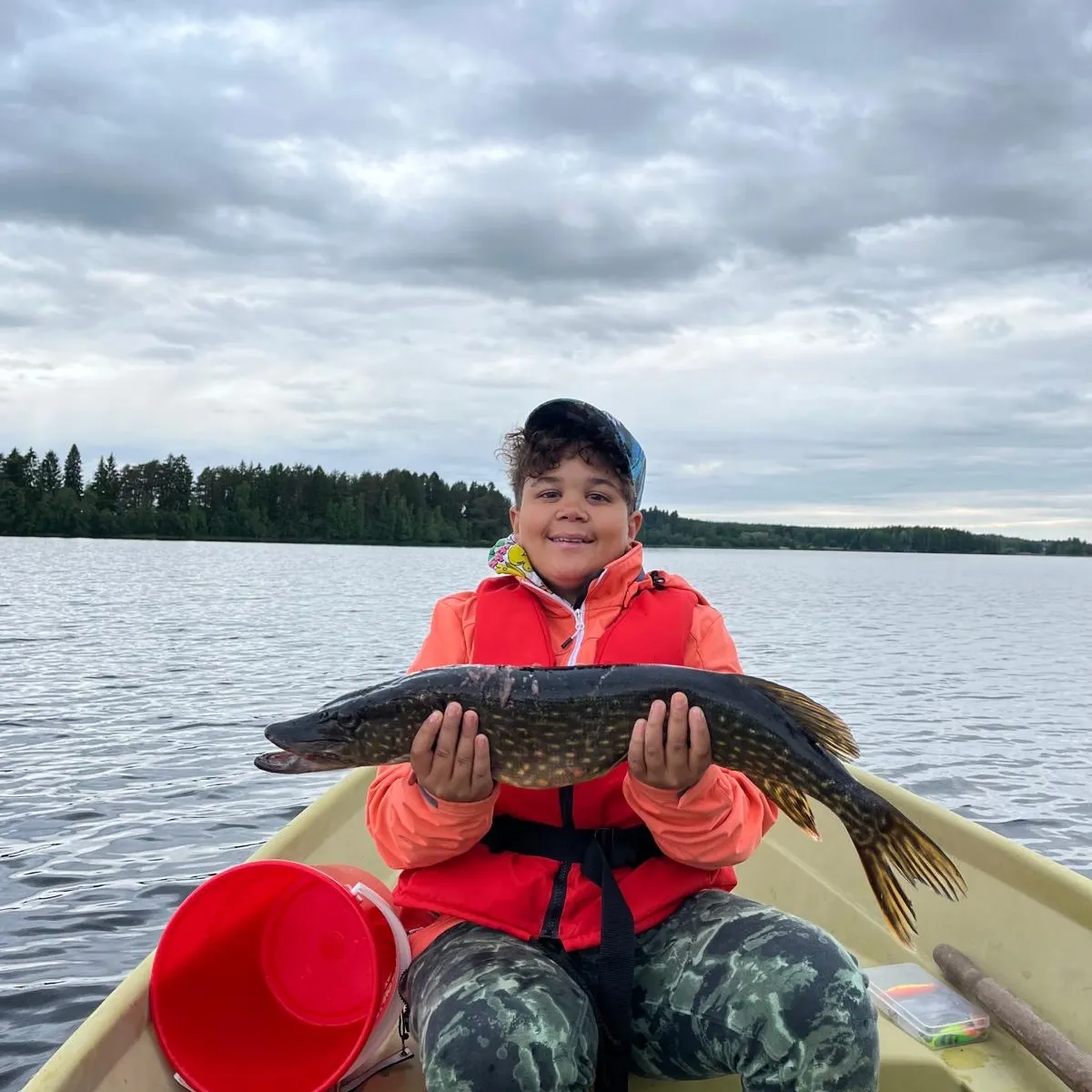 Northern pike caught on Fishbrain