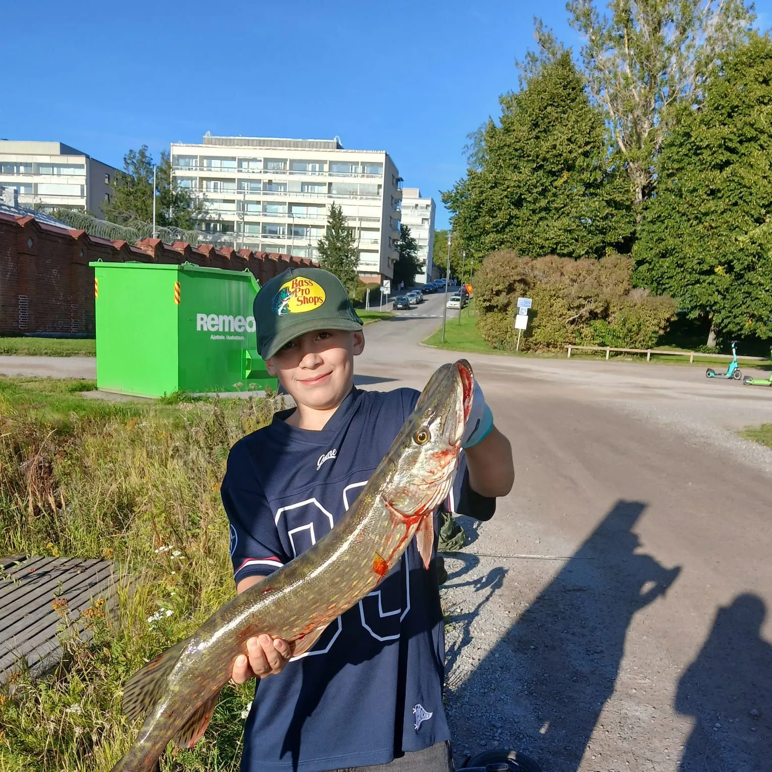 Northern pike caught on Fishbrain