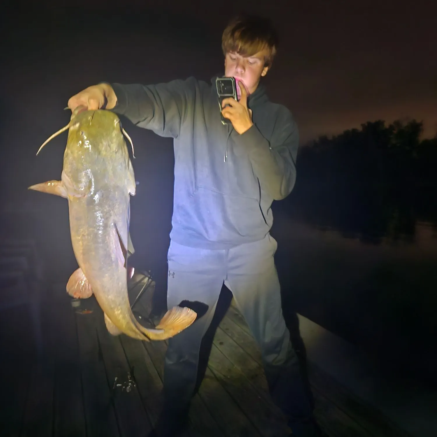 The most recent Flathead catfish catches on Fishbrain