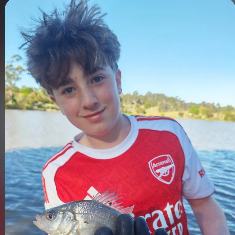 Australian bass caught on Fishbrain