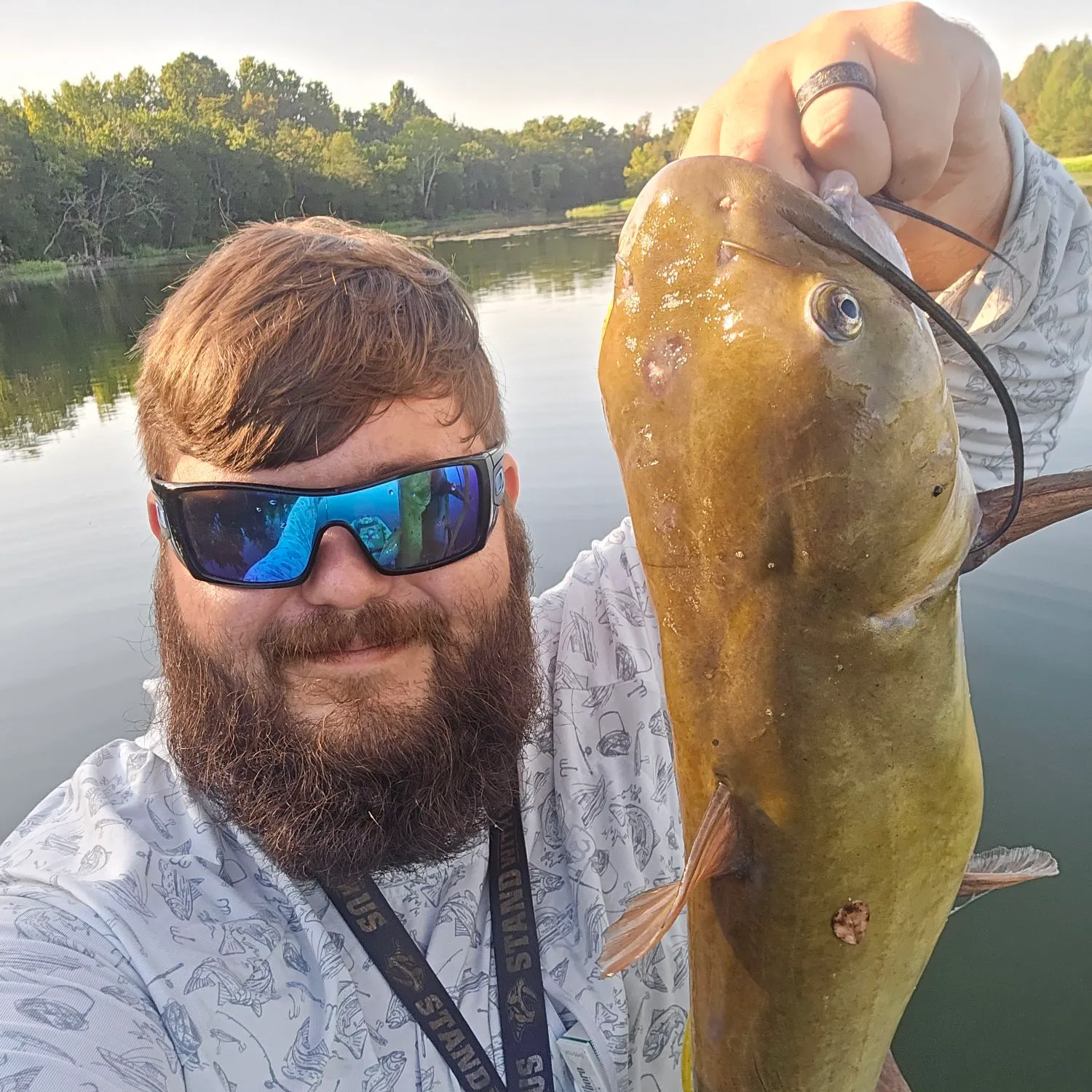 Channel catfish caught on Fishbrain
