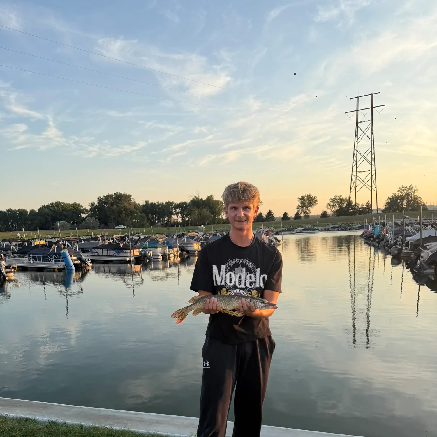 Northern pike caught on Fishbrain
