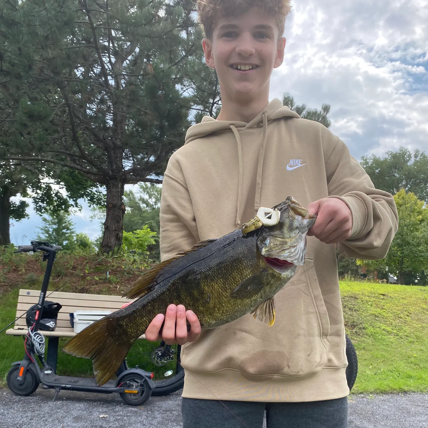 Smallmouth bass caught on Fishbrain
