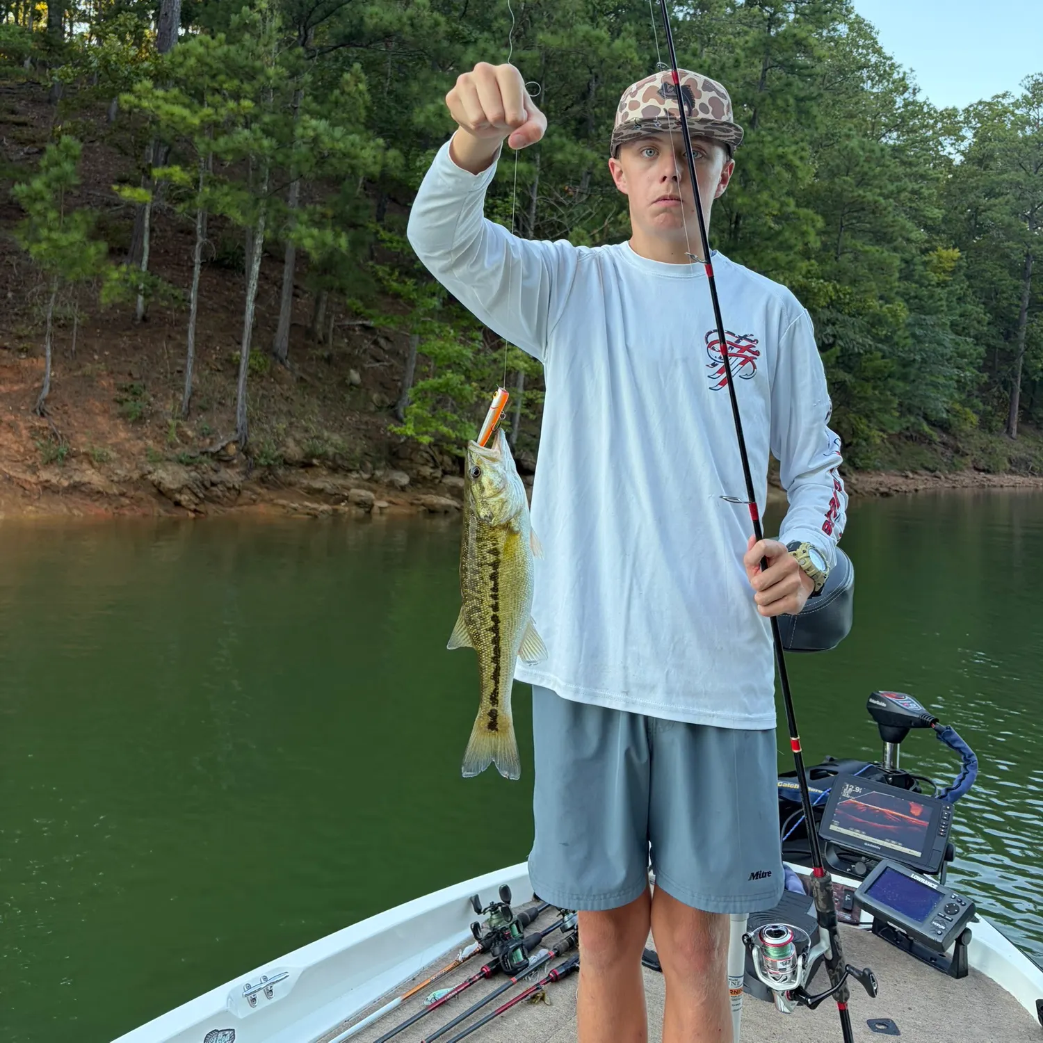 Spotted bass caught on Fishbrain