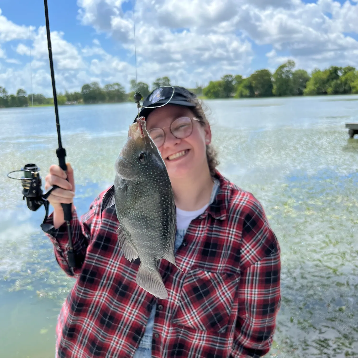 Rio Grande cichlid caught on Fishbrain