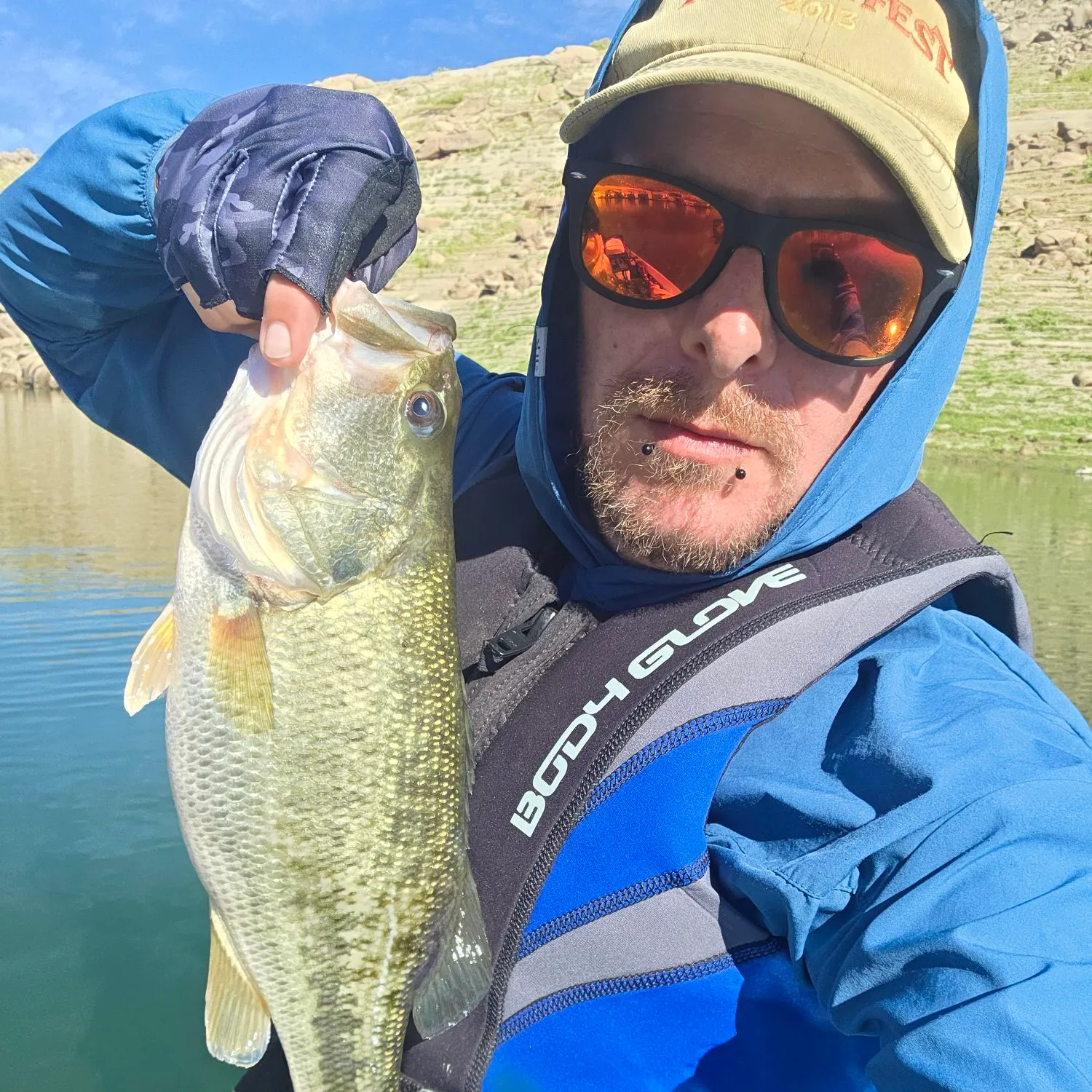 Spotted bass caught on Fishbrain