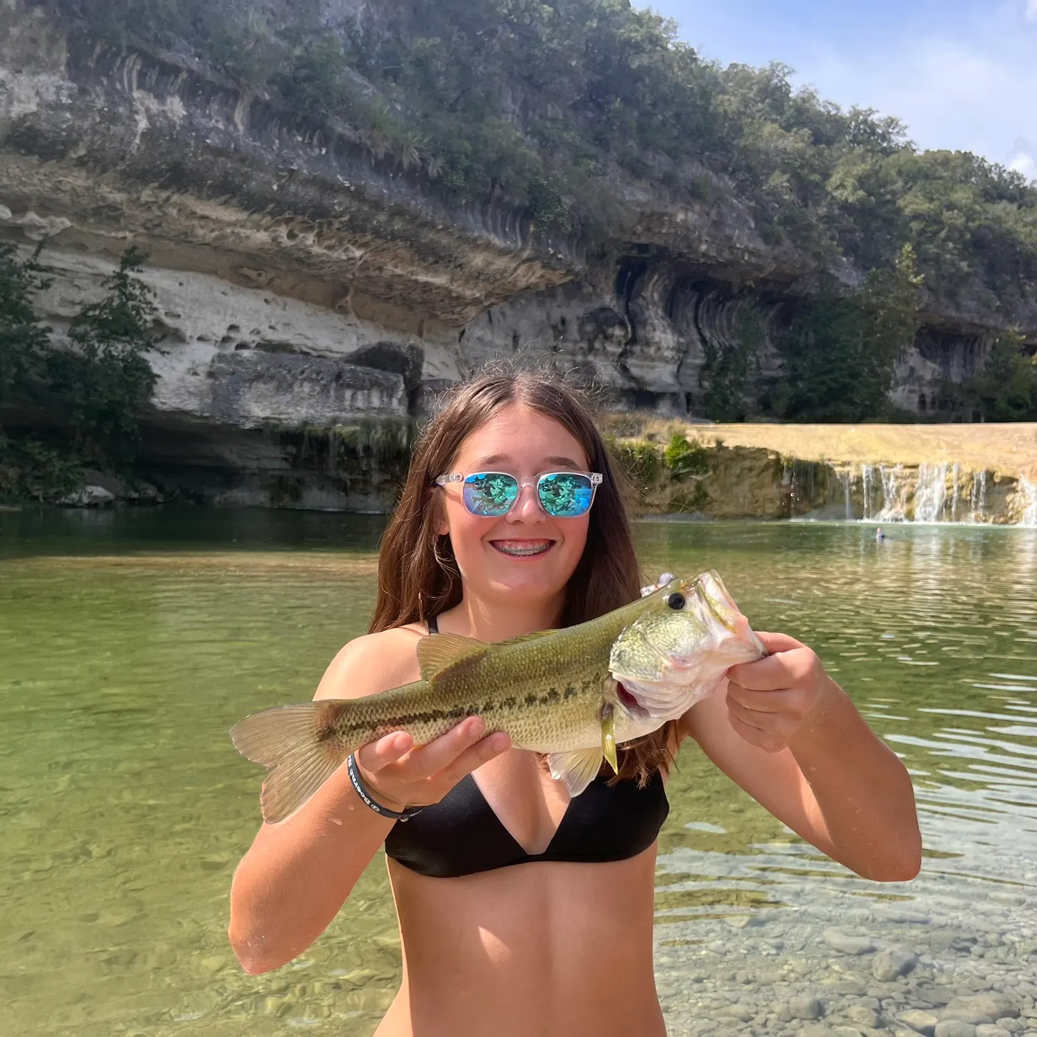 Spotted bass caught on Fishbrain