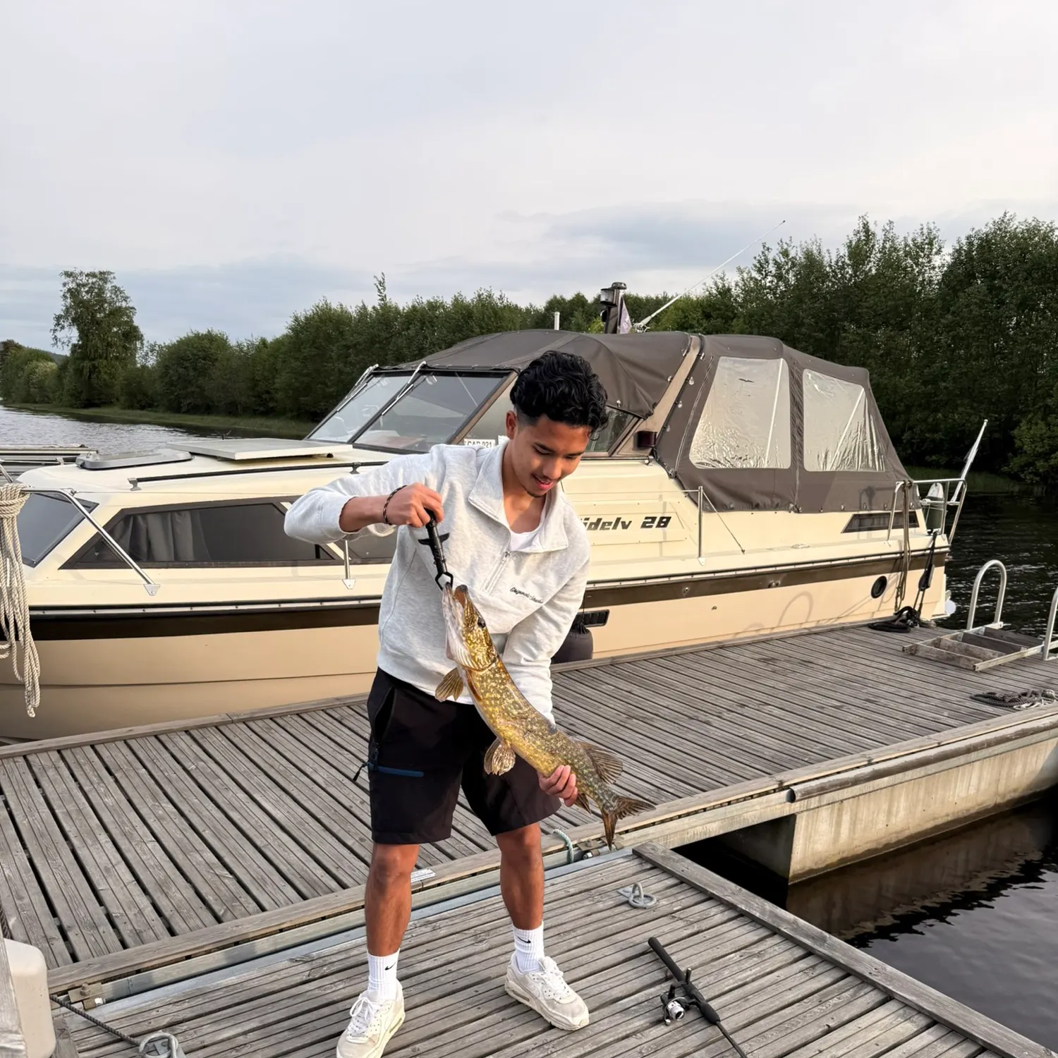 Northern pike caught on Fishbrain