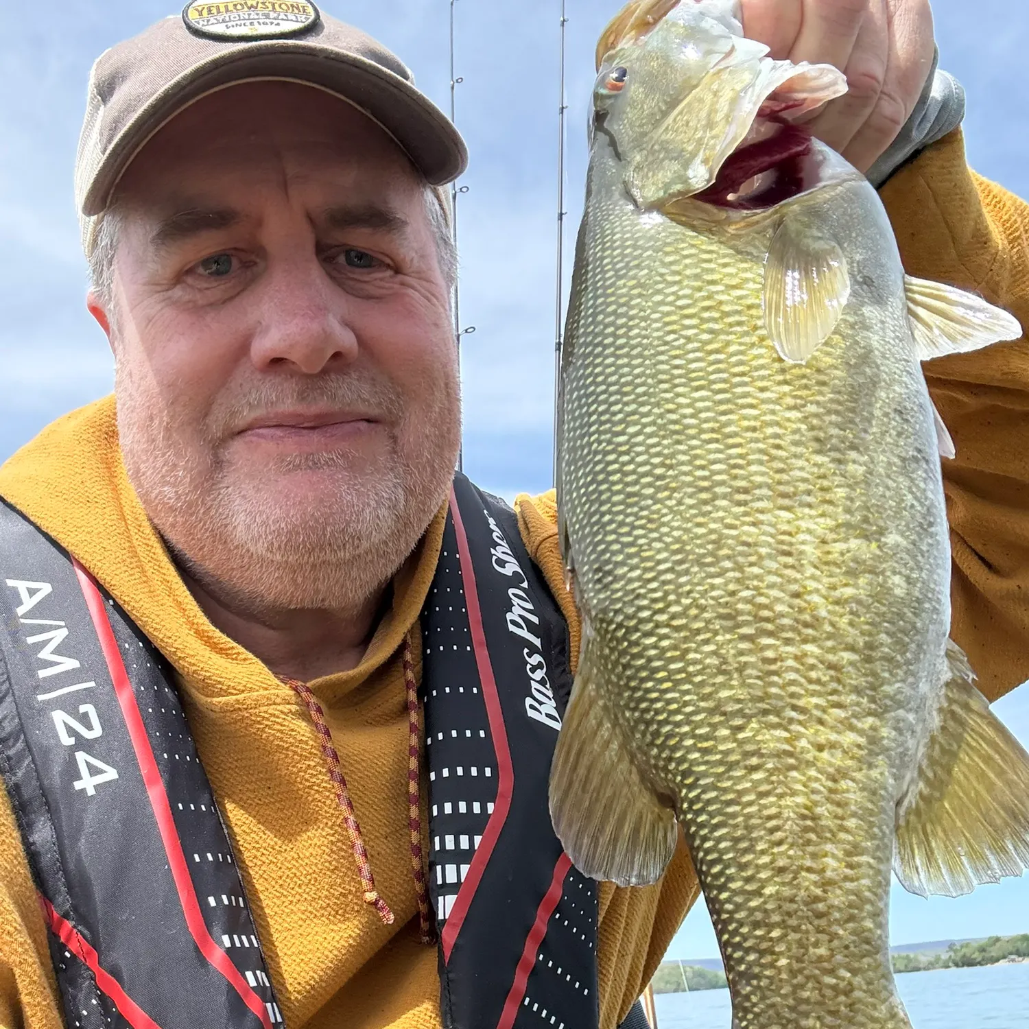 Smallmouth bass caught on Fishbrain