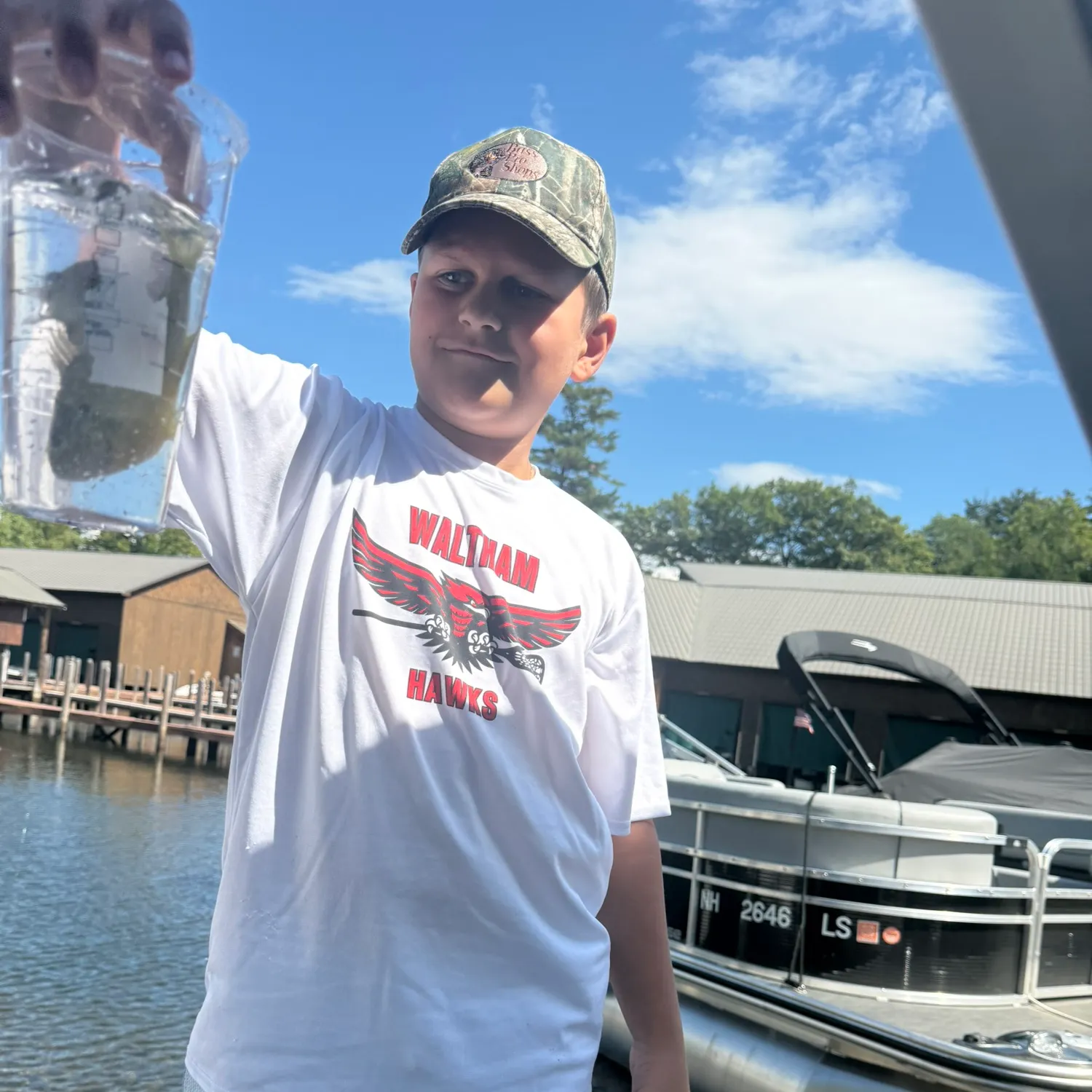 Yellow perch caught on Fishbrain