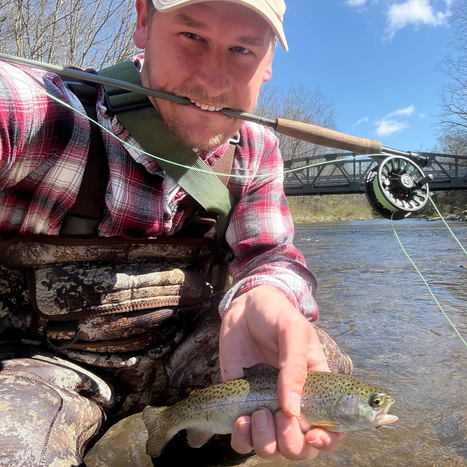 Rainbow trout caught on Fishbrain
