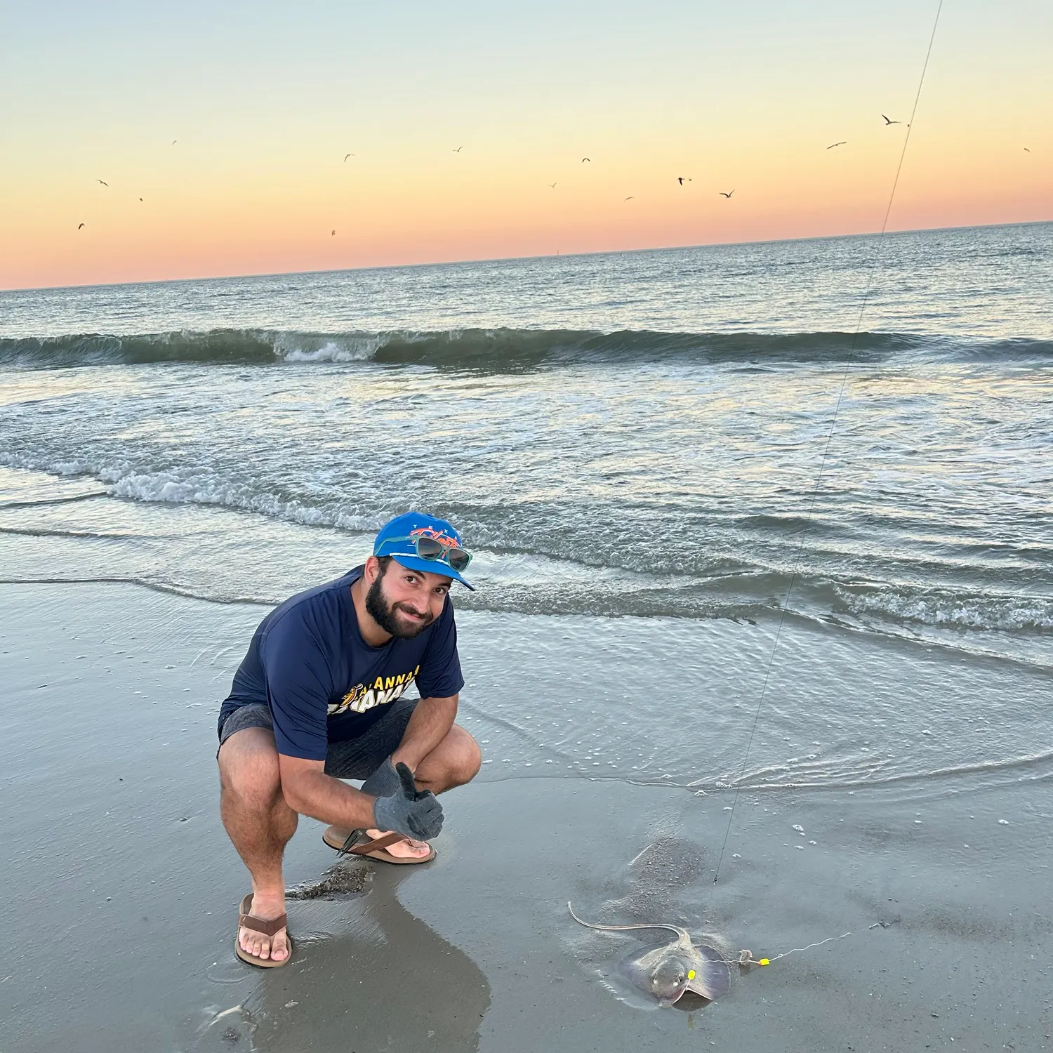 Atlantic stingray caught on Fishbrain