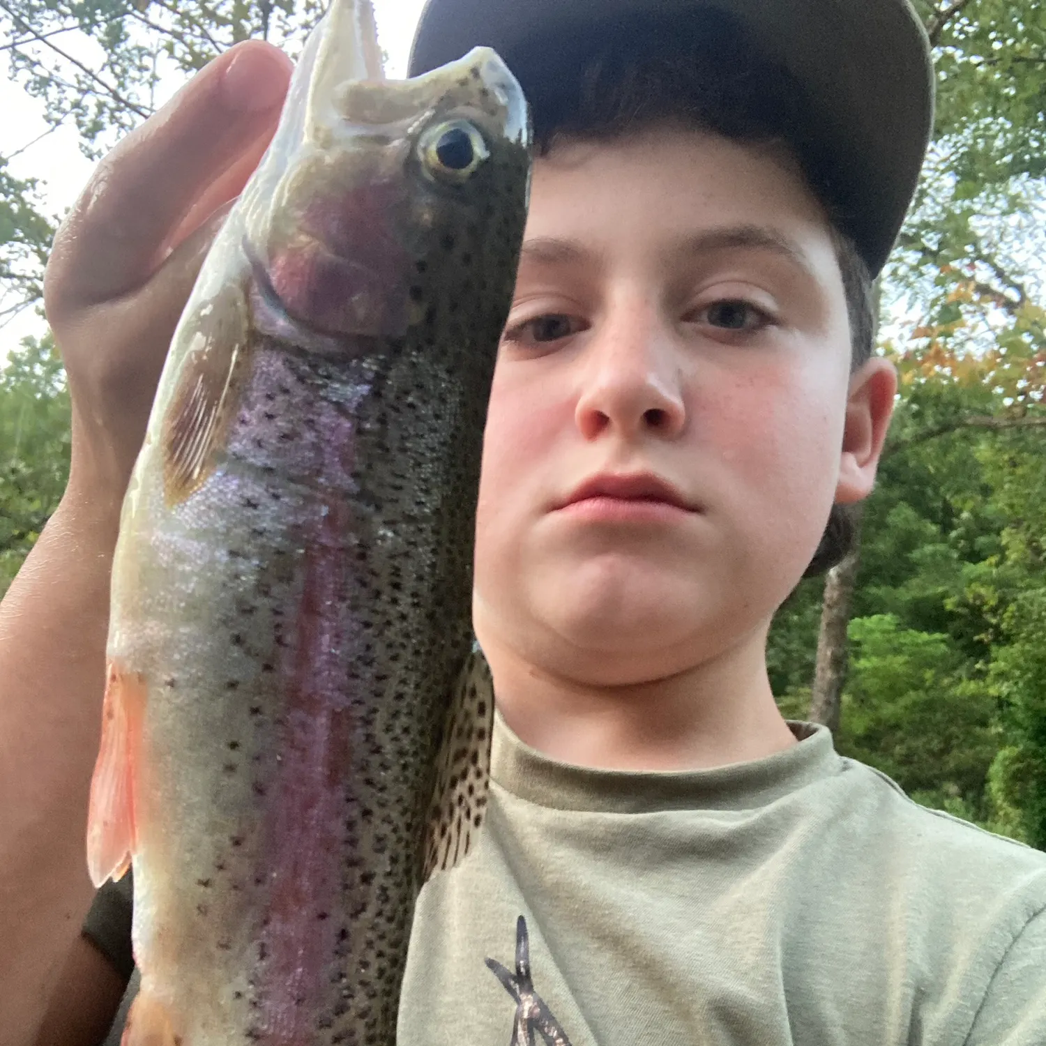 Rainbow trout caught on Fishbrain
