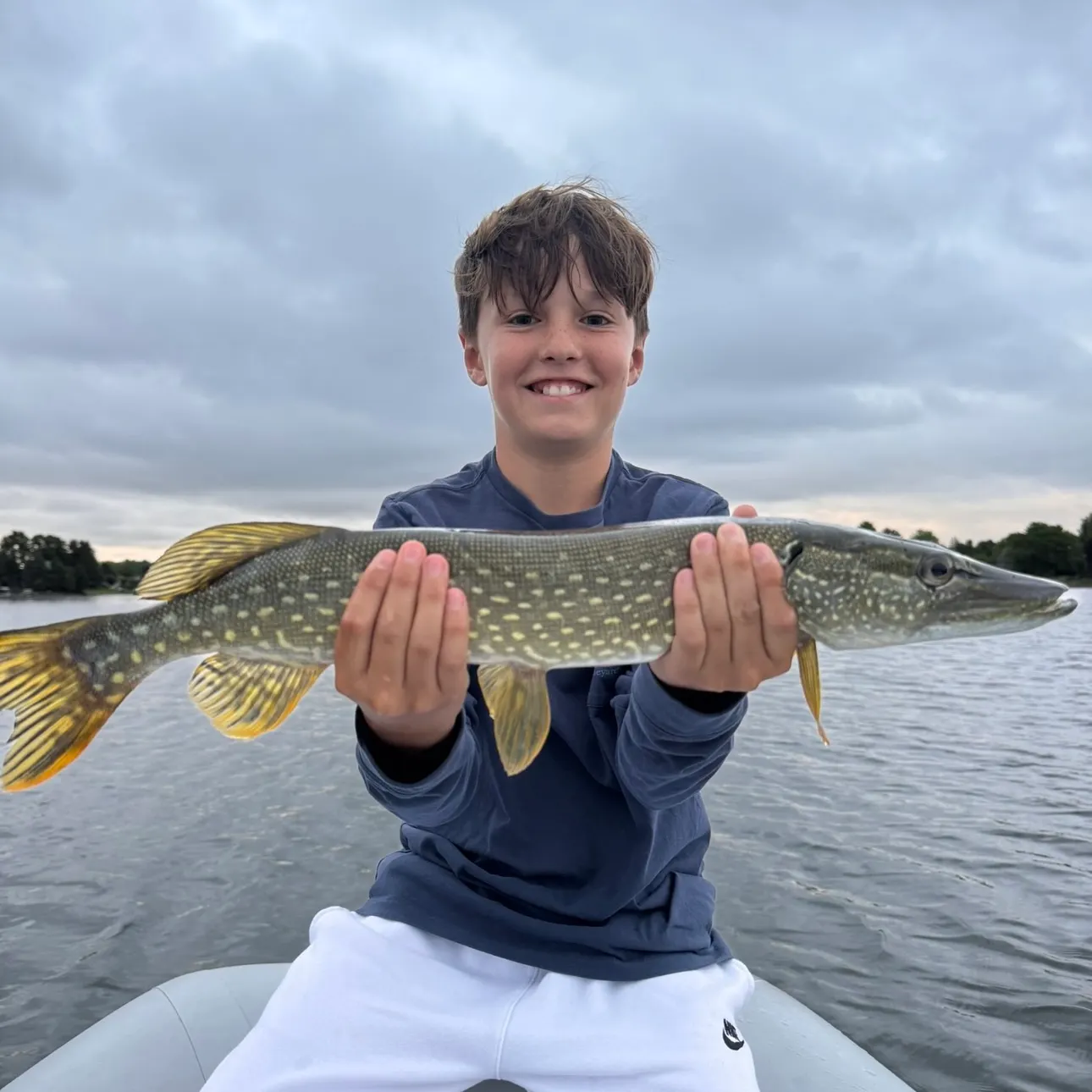Northern pike caught on Fishbrain