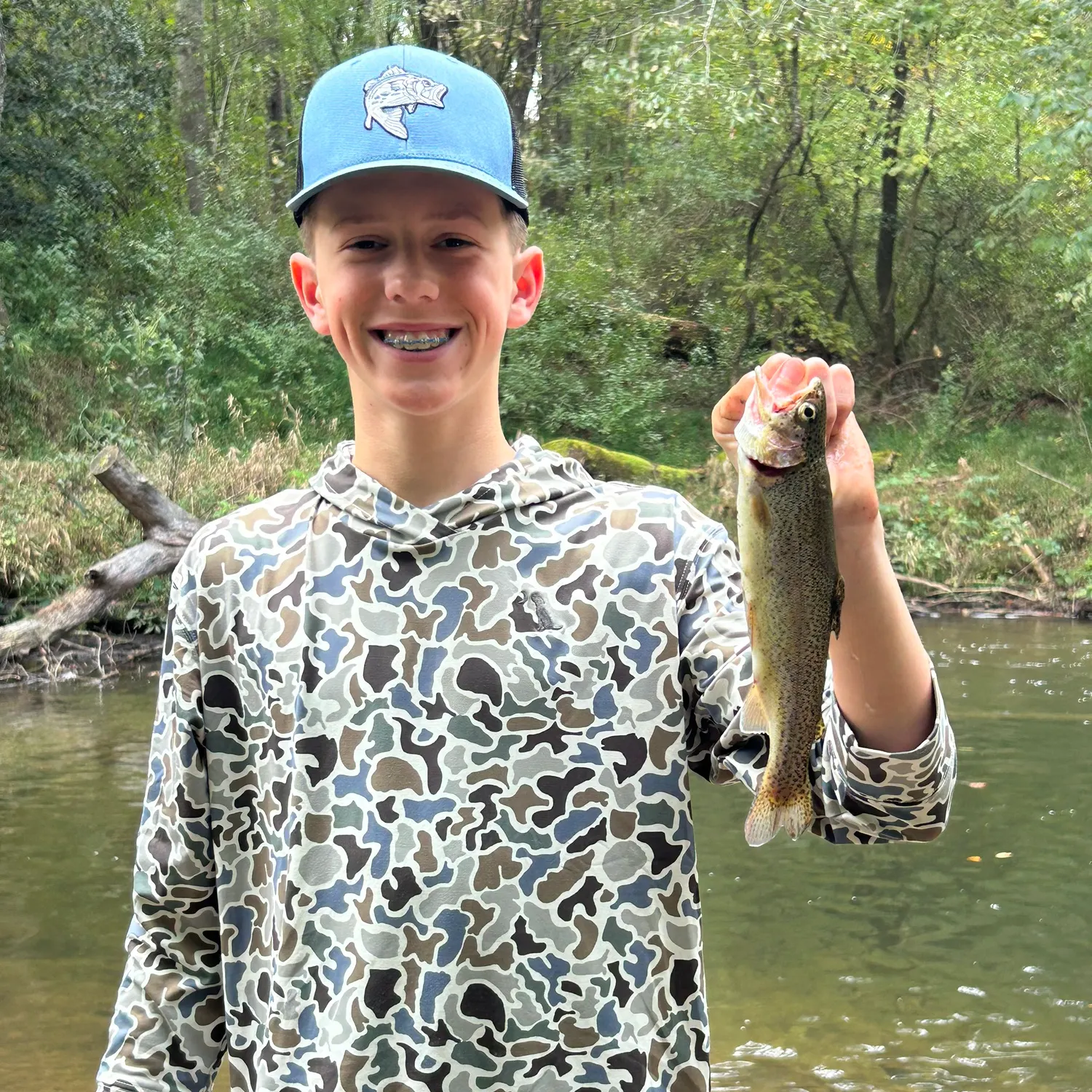 Rainbow trout caught on Fishbrain