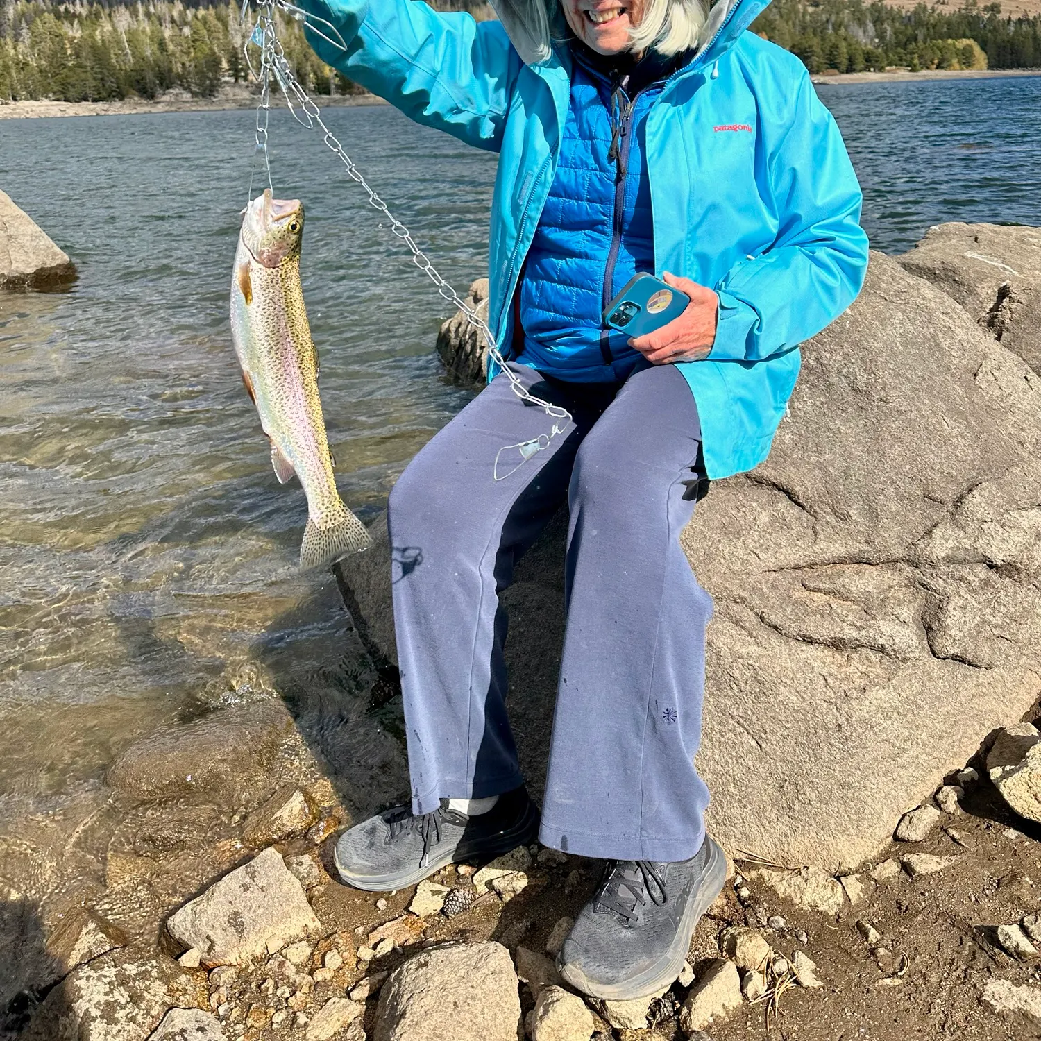 Rainbow trout caught on Fishbrain