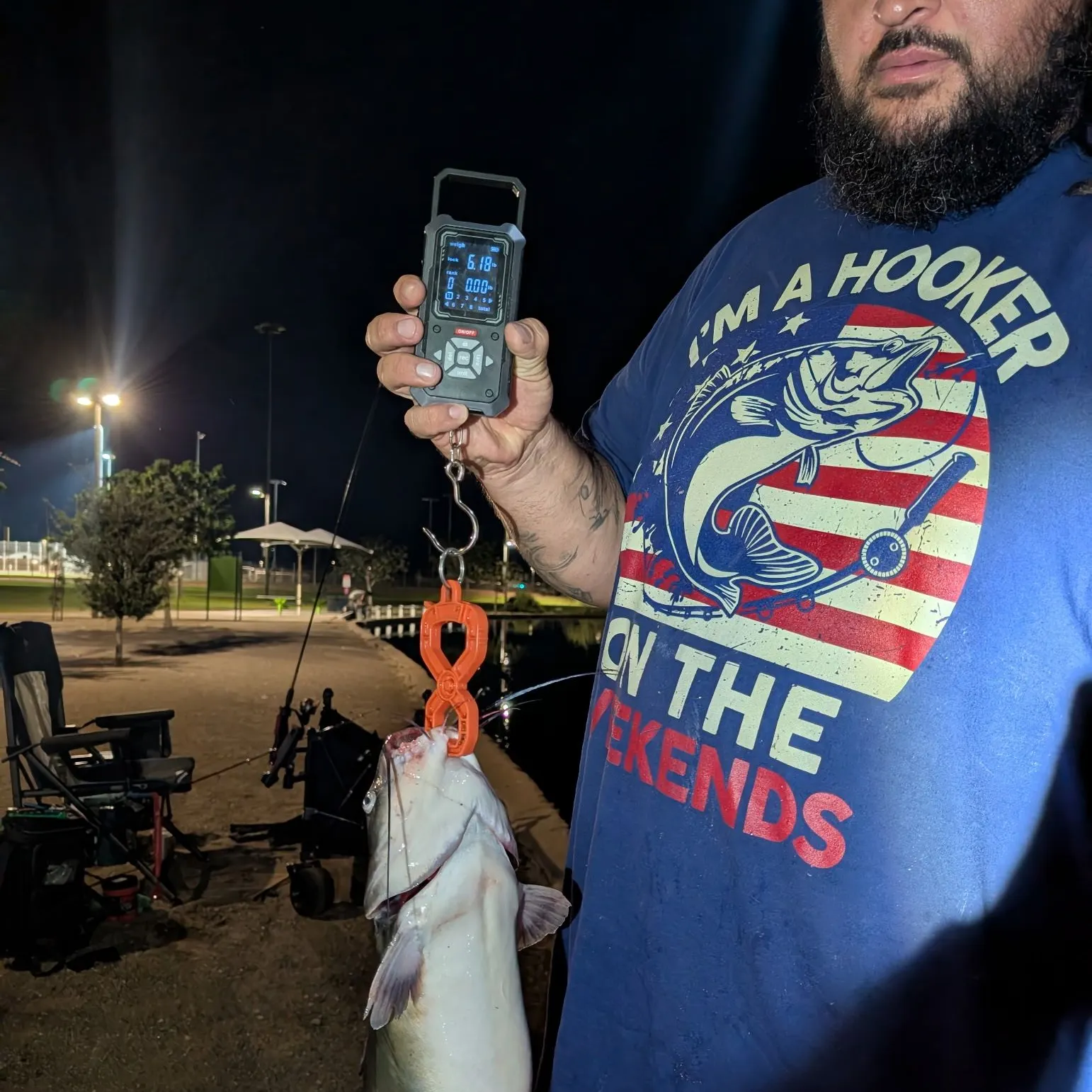 Channel catfish caught on Fishbrain