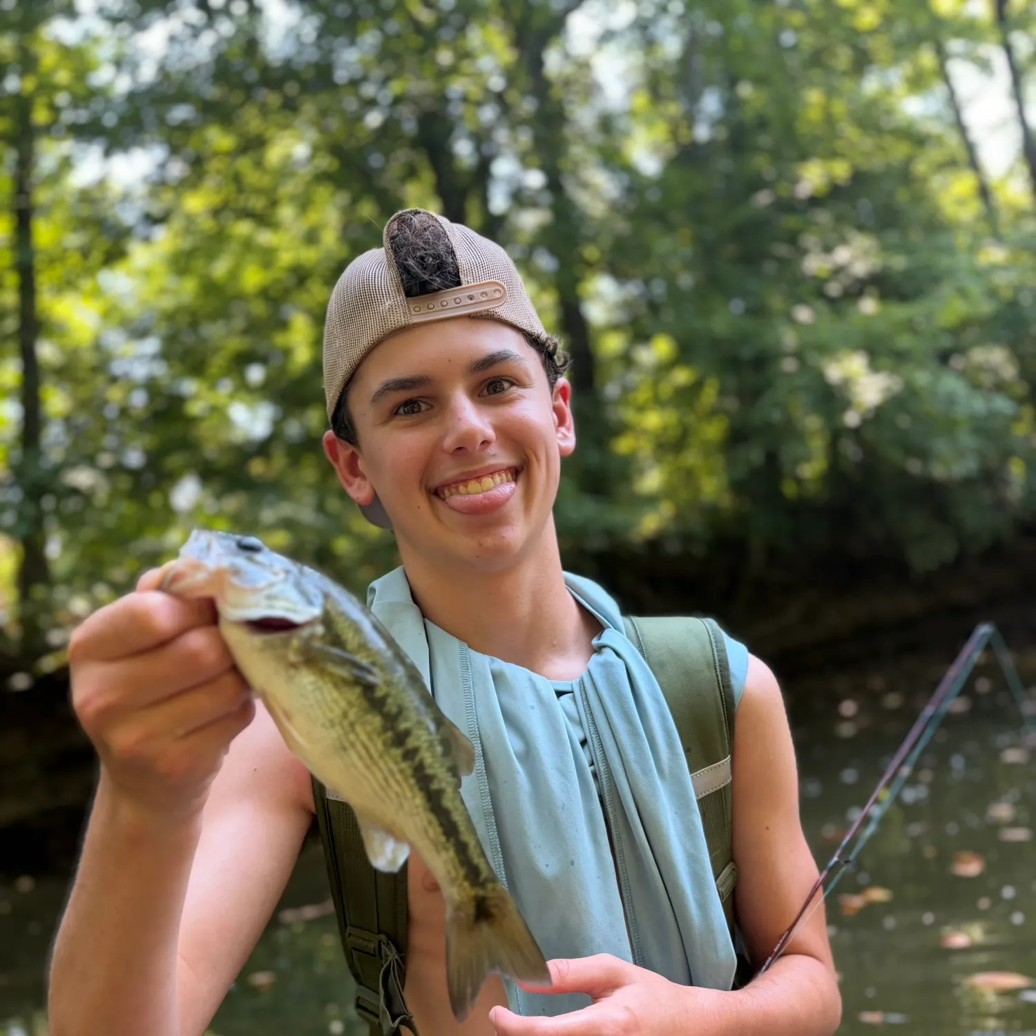 Spotted bass caught on Fishbrain
