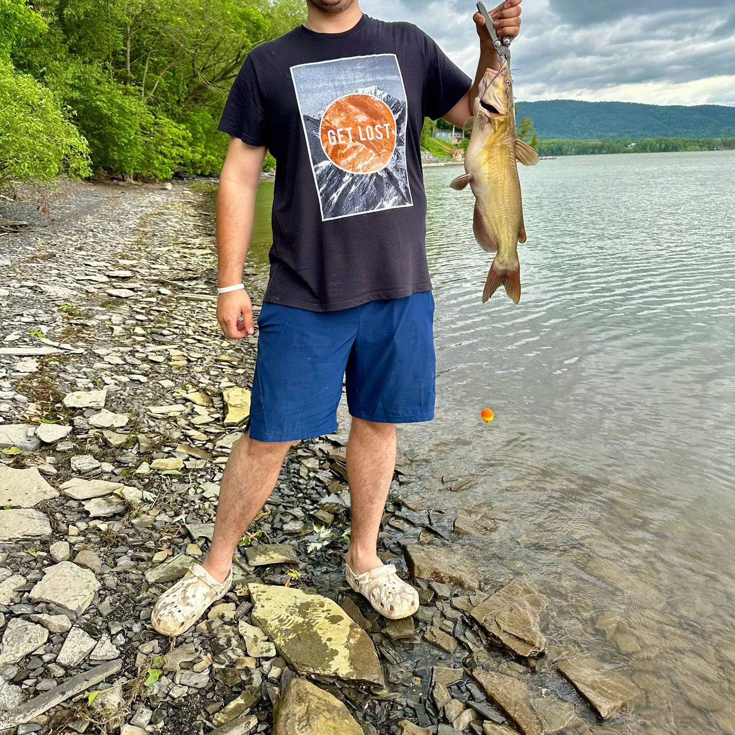 Channel catfish caught on Fishbrain