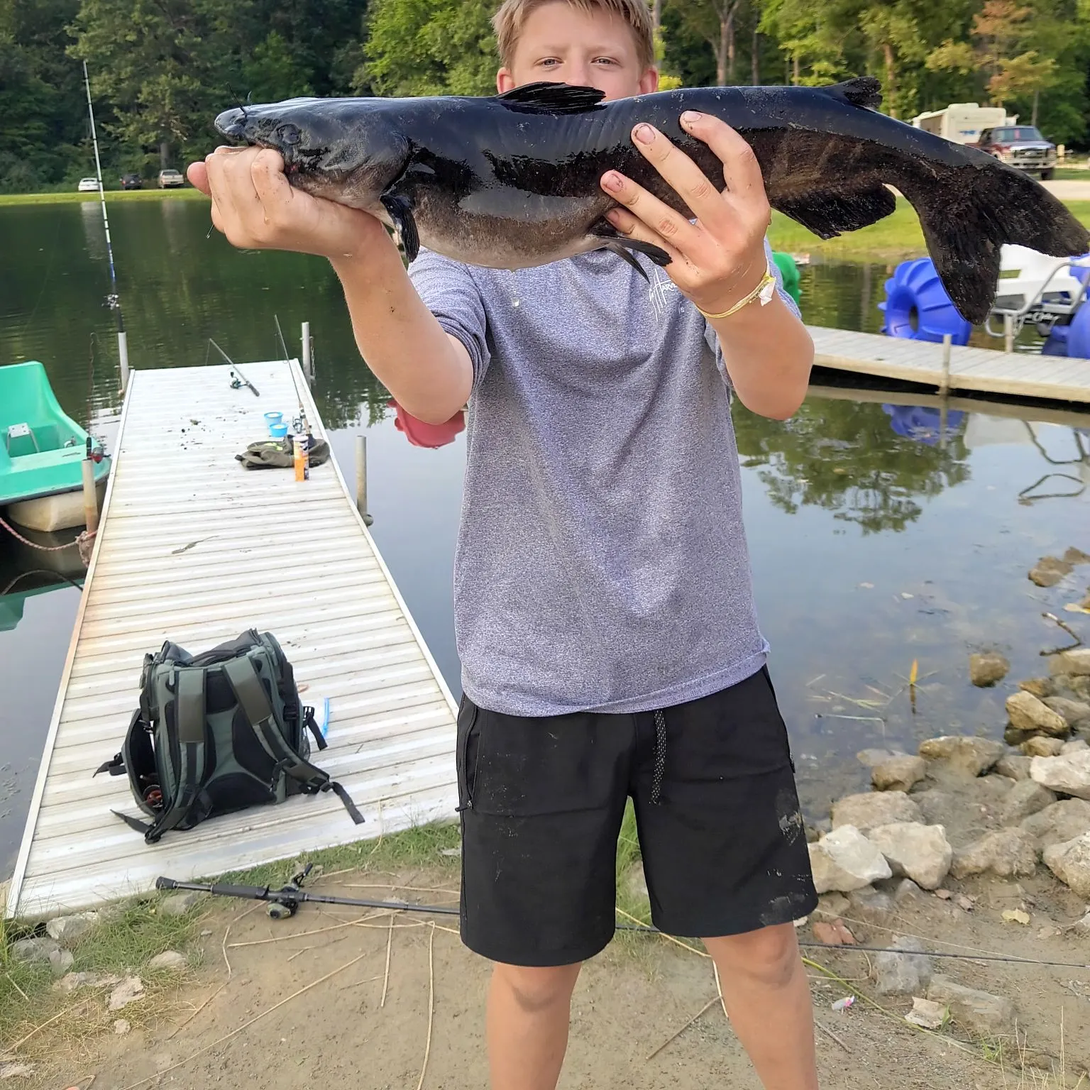 Channel catfish caught on Fishbrain