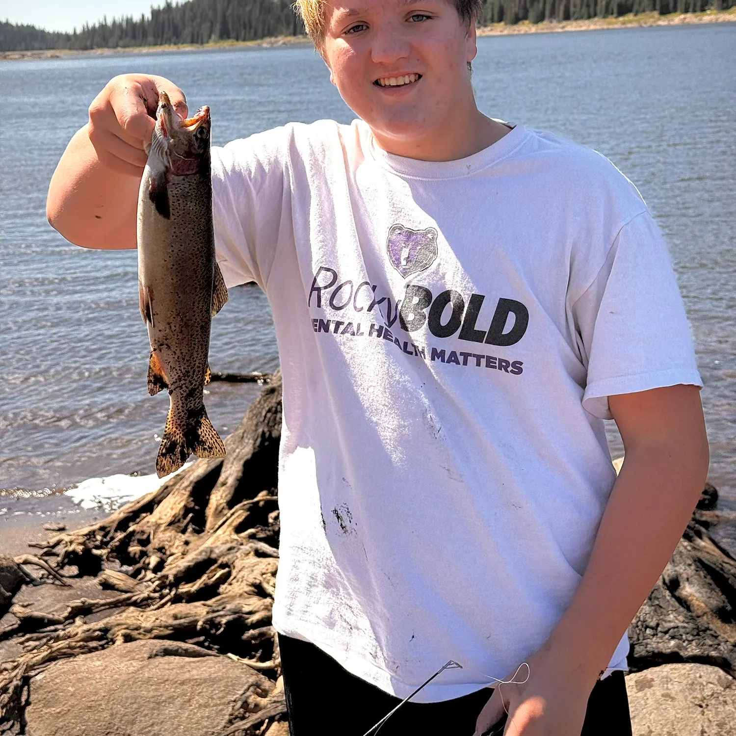 Rainbow trout caught on Fishbrain