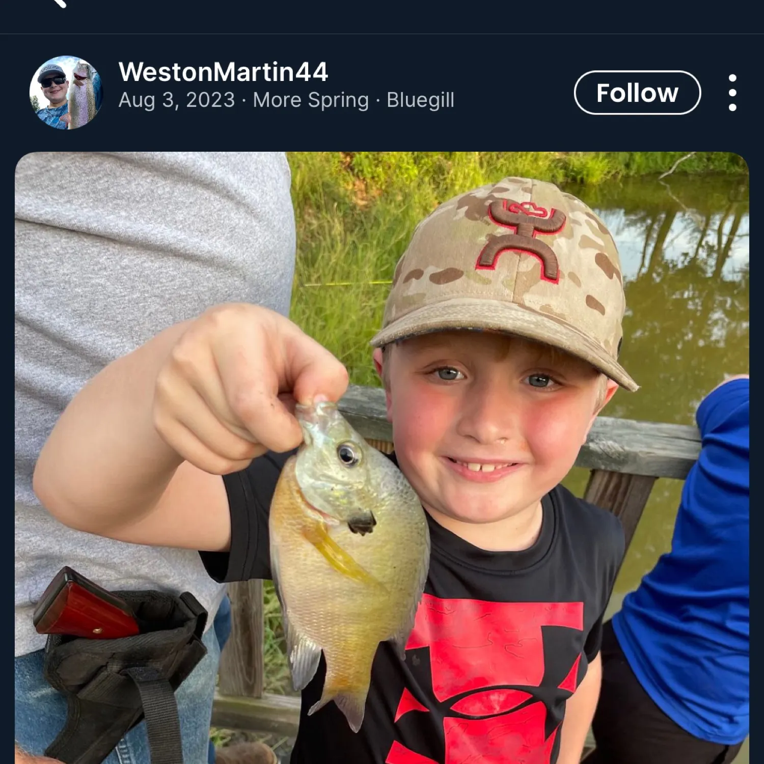 recently logged catches