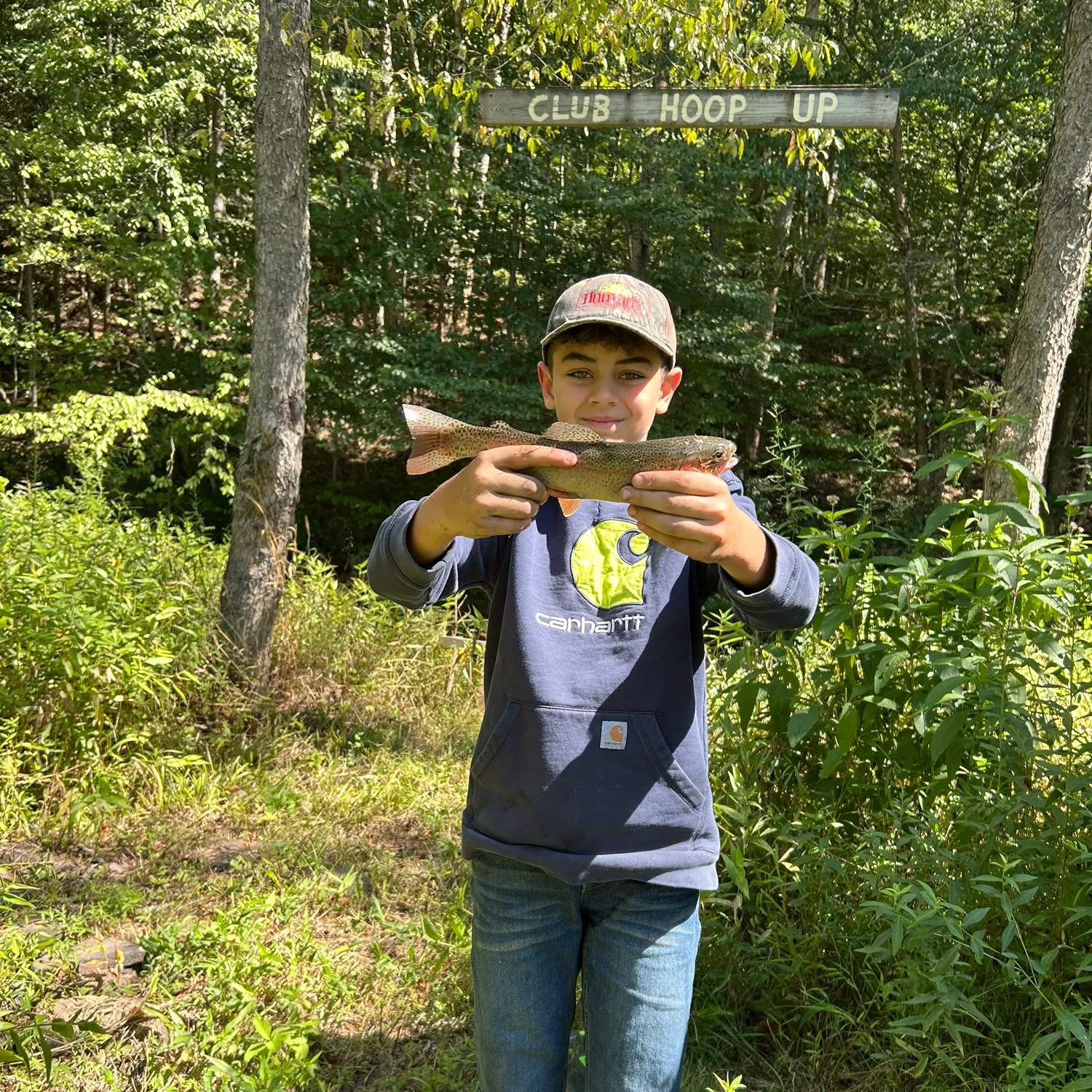 Rainbow trout caught on Fishbrain