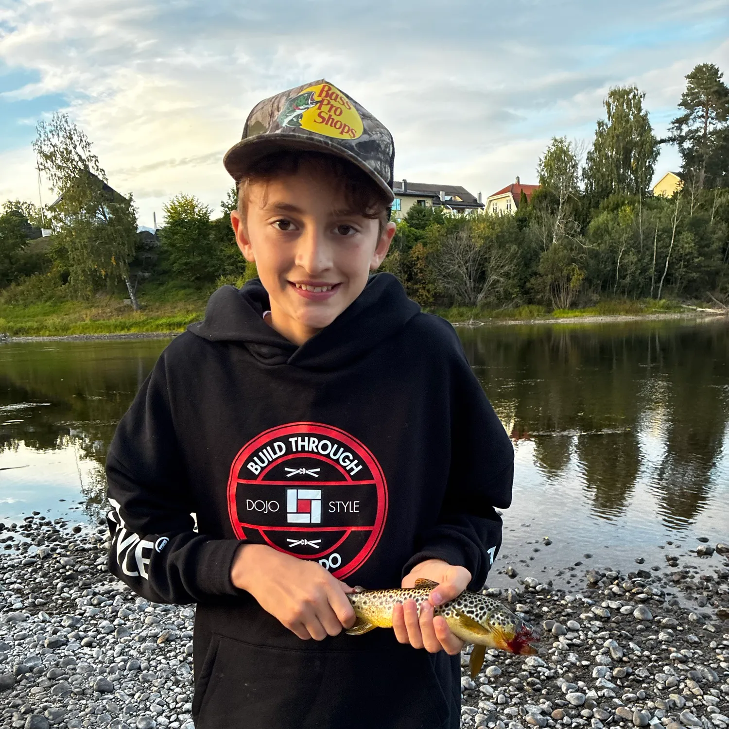 Brown trout caught on Fishbrain