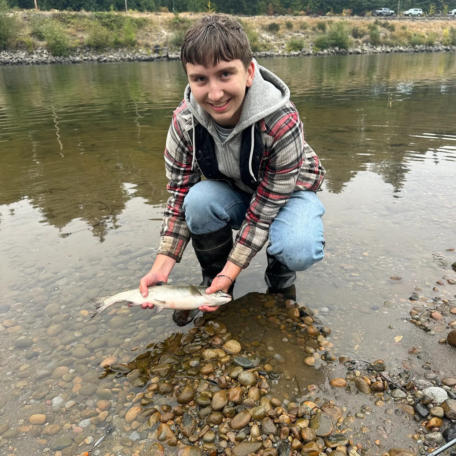 Chinook salmon caught on Fishbrain