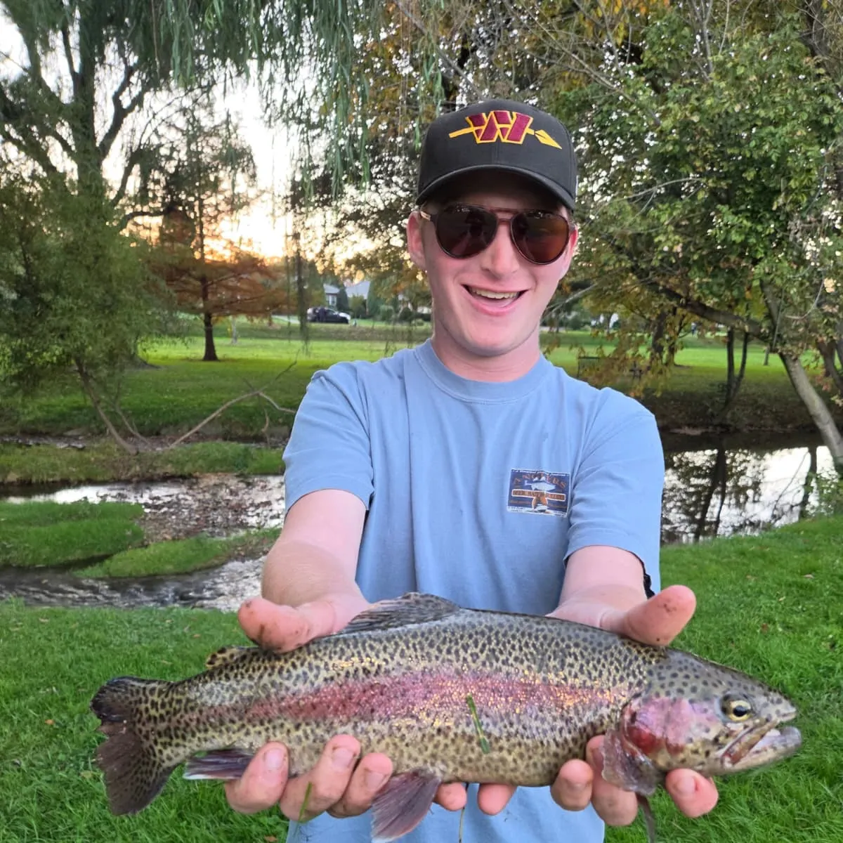 Rainbow trout caught on Fishbrain