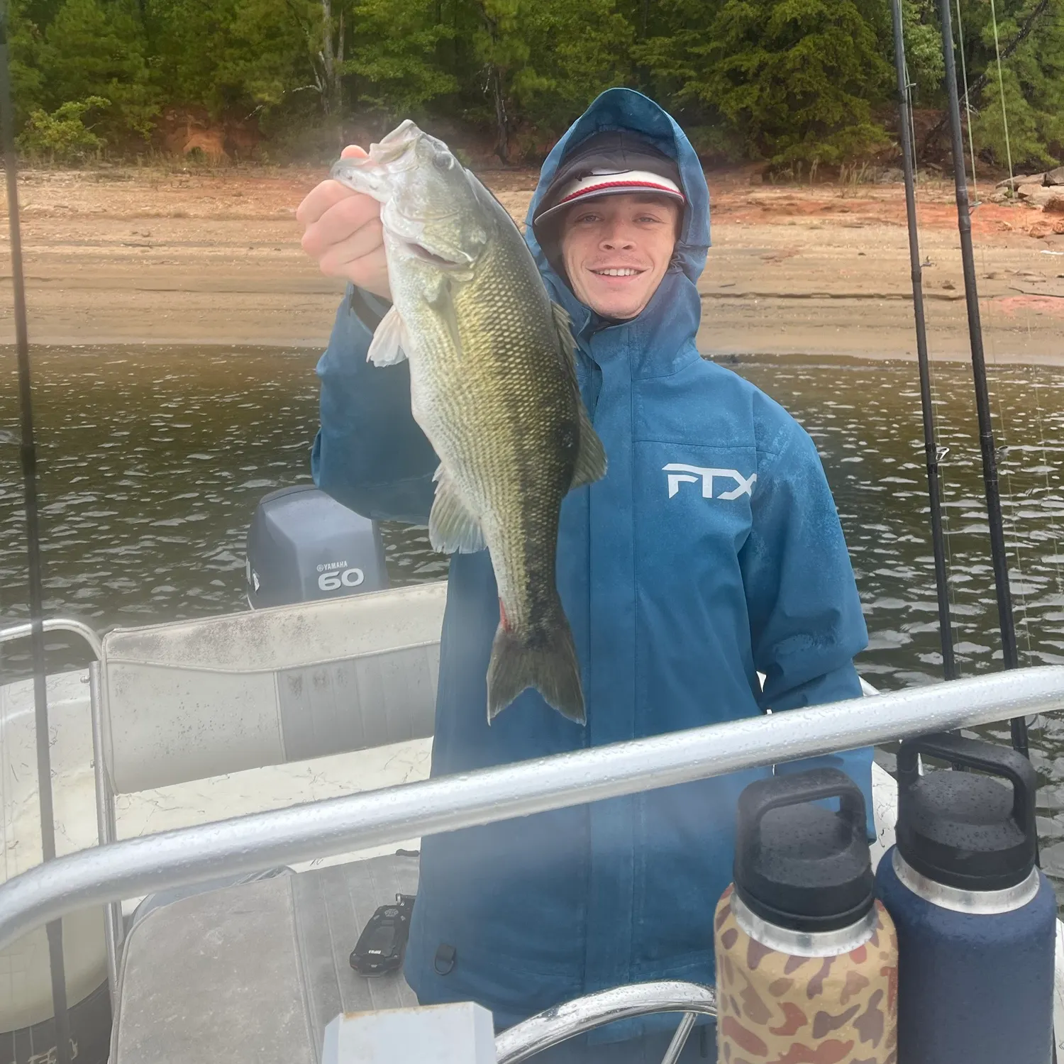 Spotted bass caught on Fishbrain