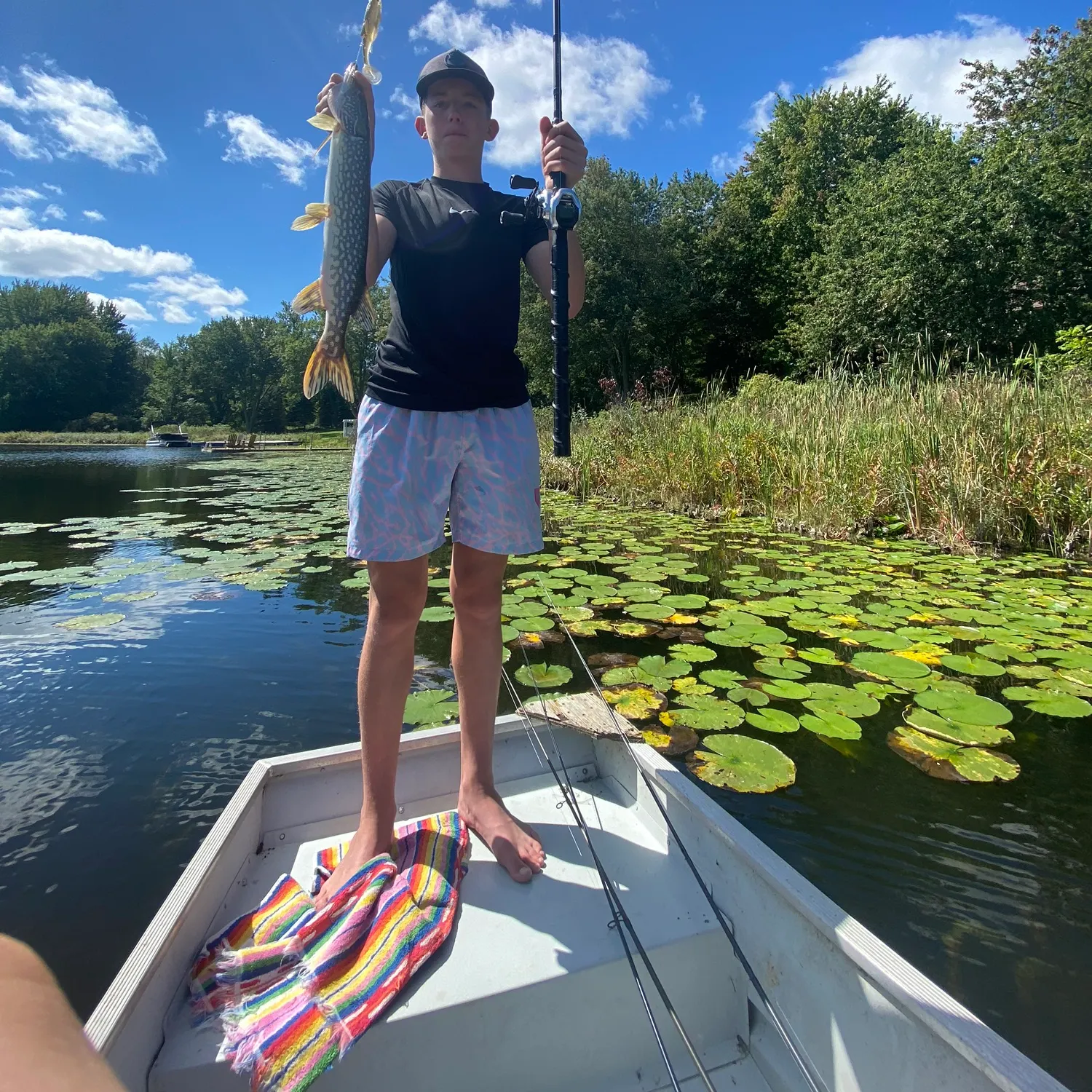 Northern pike caught on Fishbrain