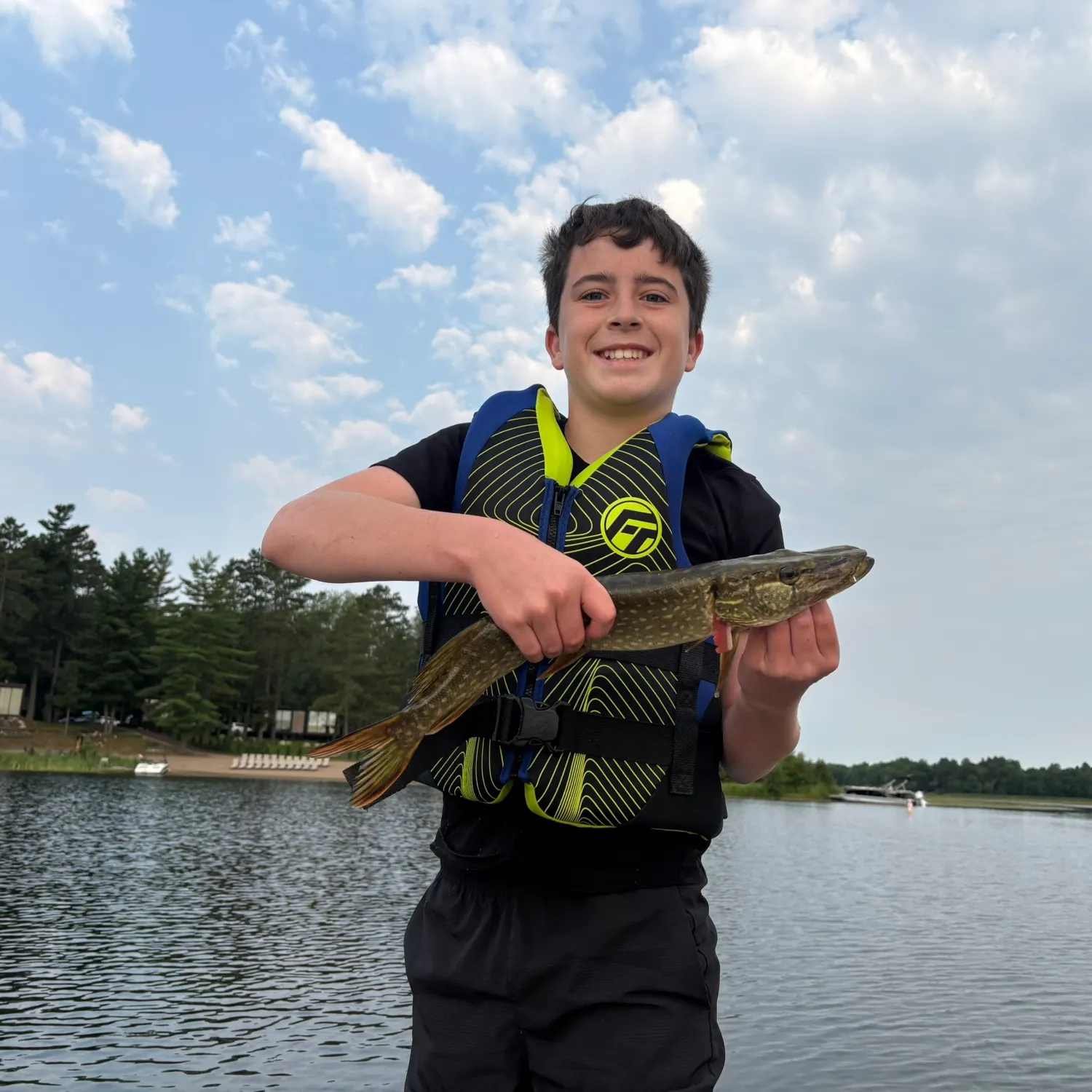 Northern pike caught on Fishbrain