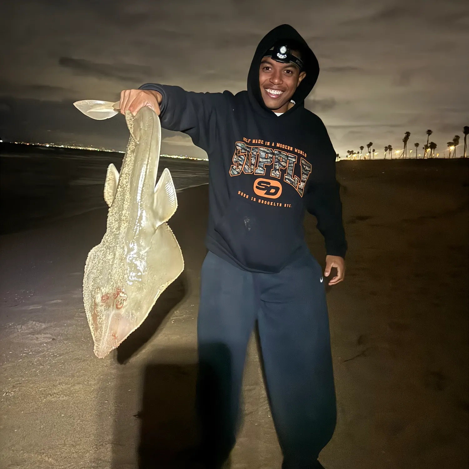 The most recent Pacific shovelnose guitarfish catches on Fishbrain