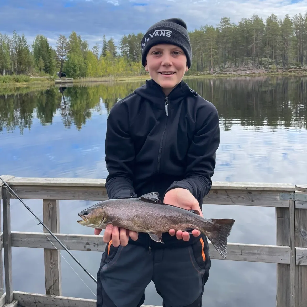 Rainbow trout caught on Fishbrain