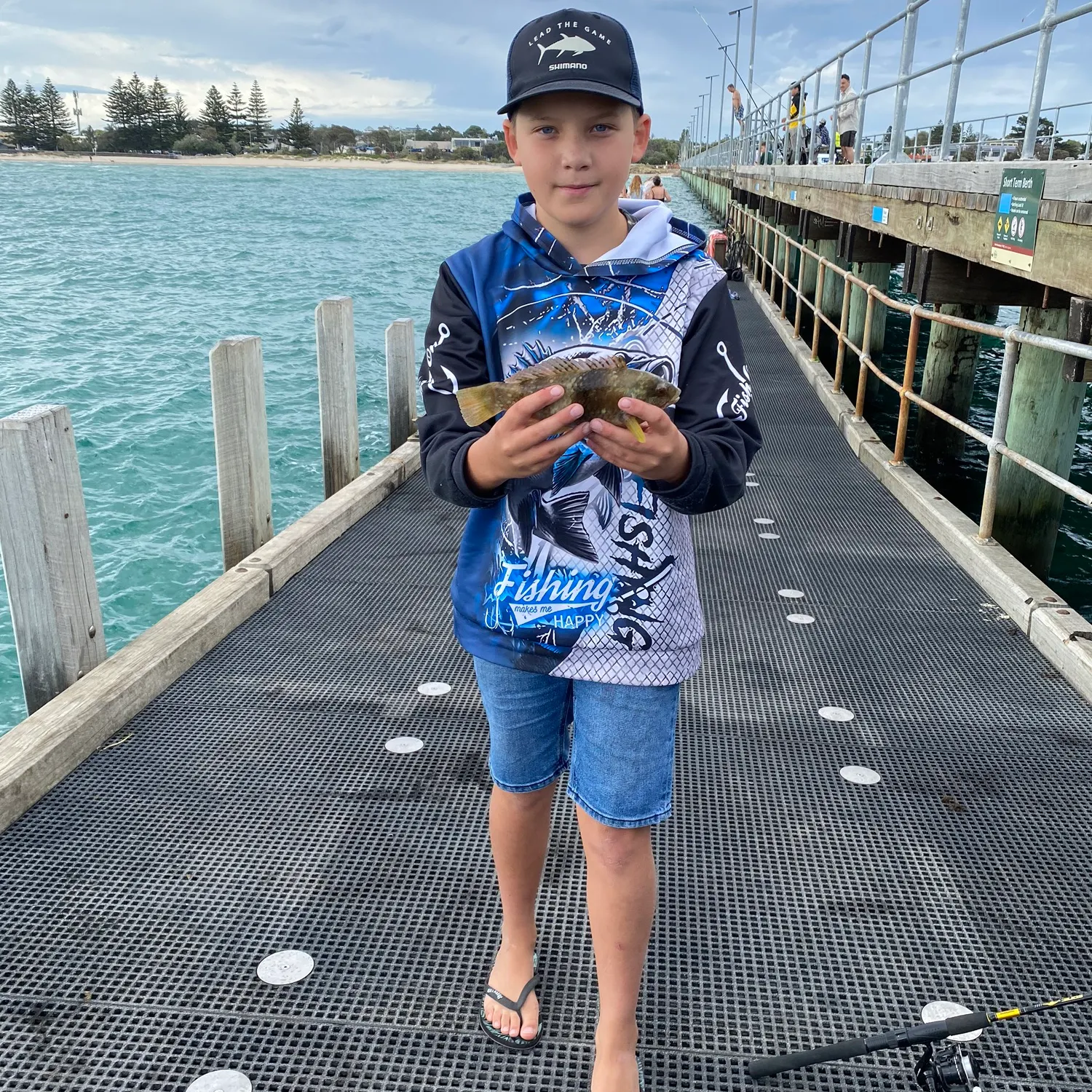 The most recent Blue-throated wrasse catches on Fishbrain