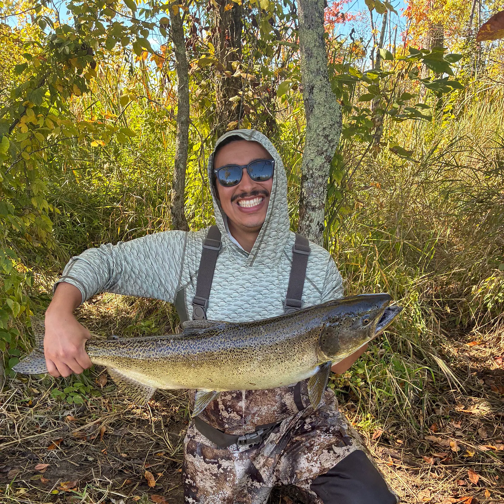 Chinook salmon caught on Fishbrain