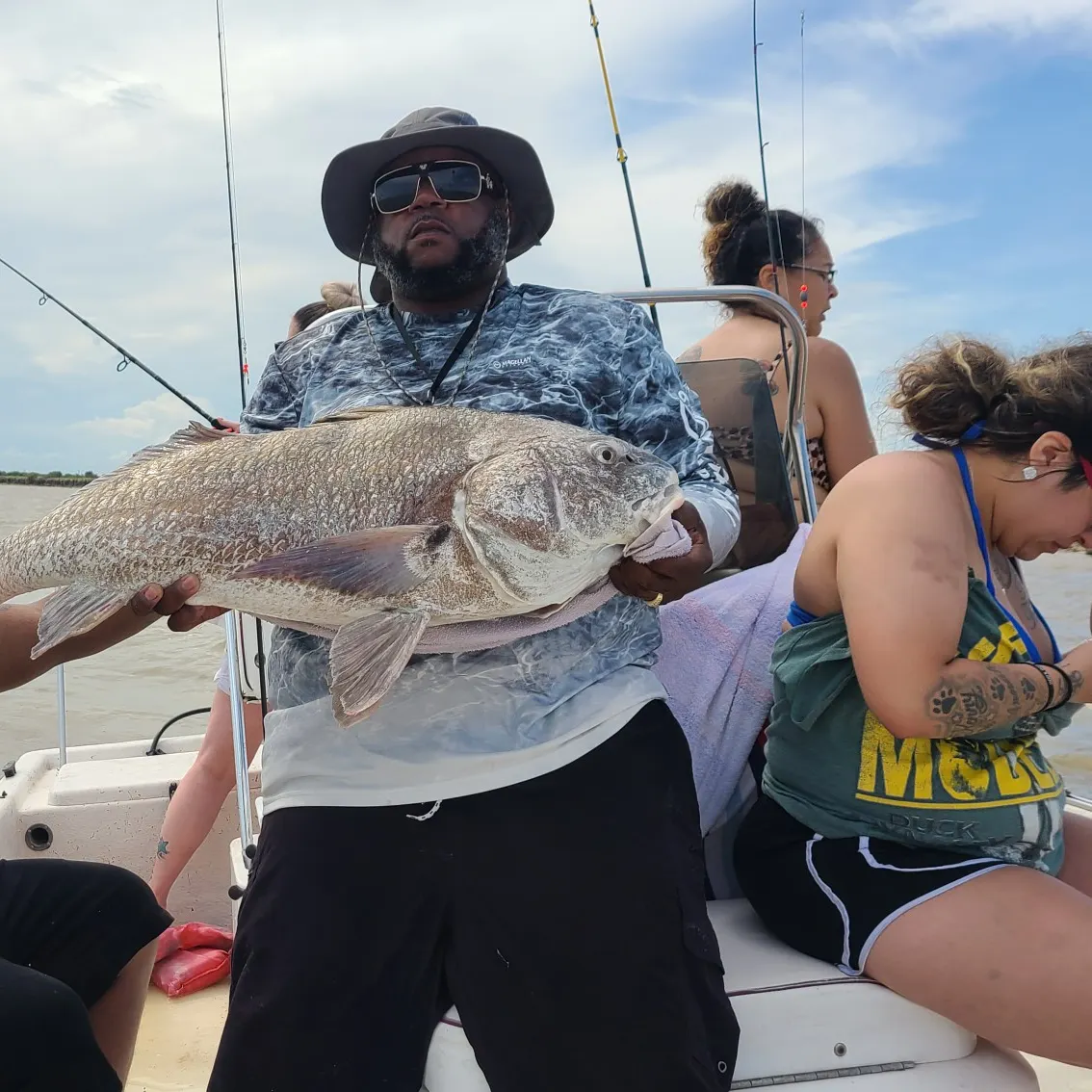 Black drum caught on Fishbrain