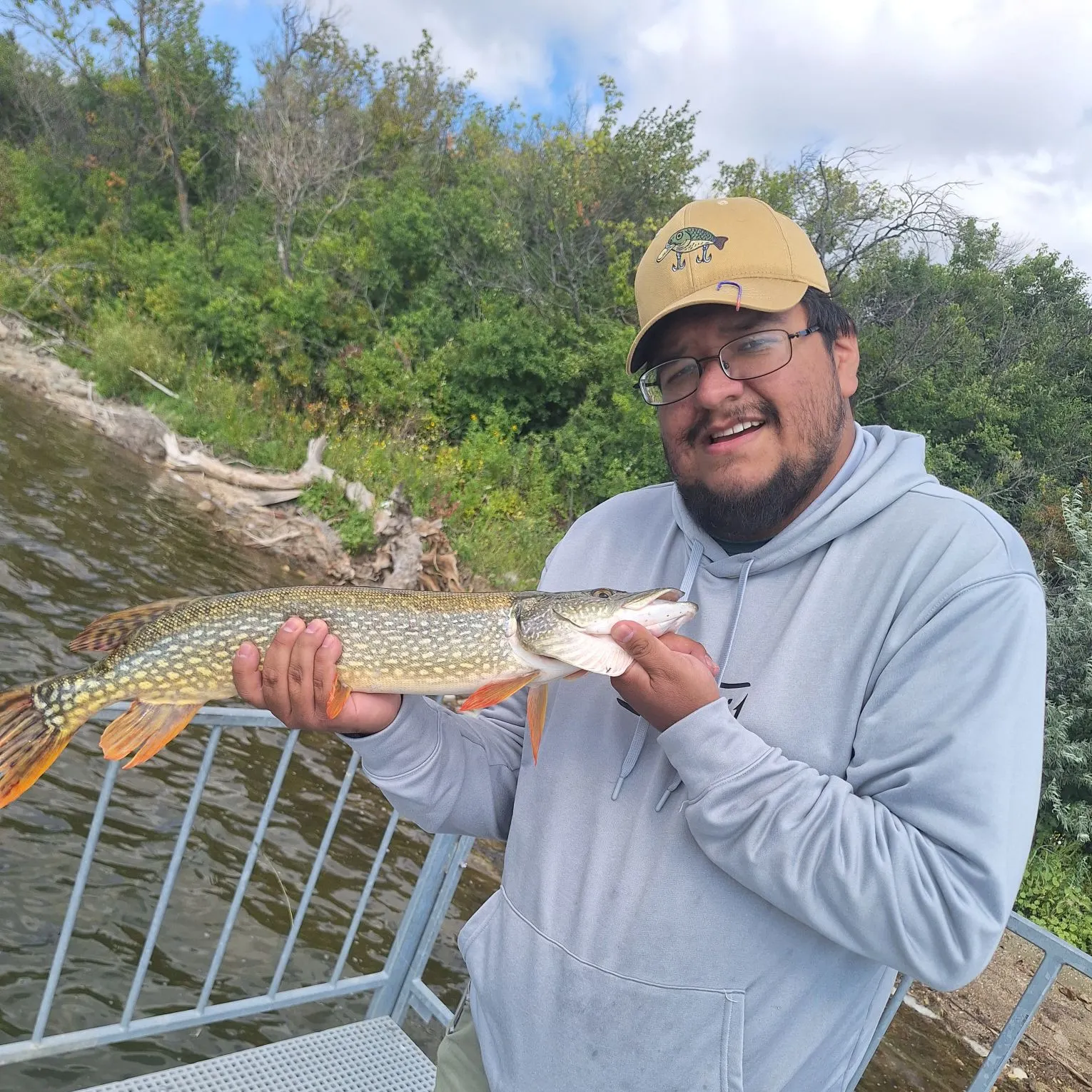 Northern pike caught on Fishbrain
