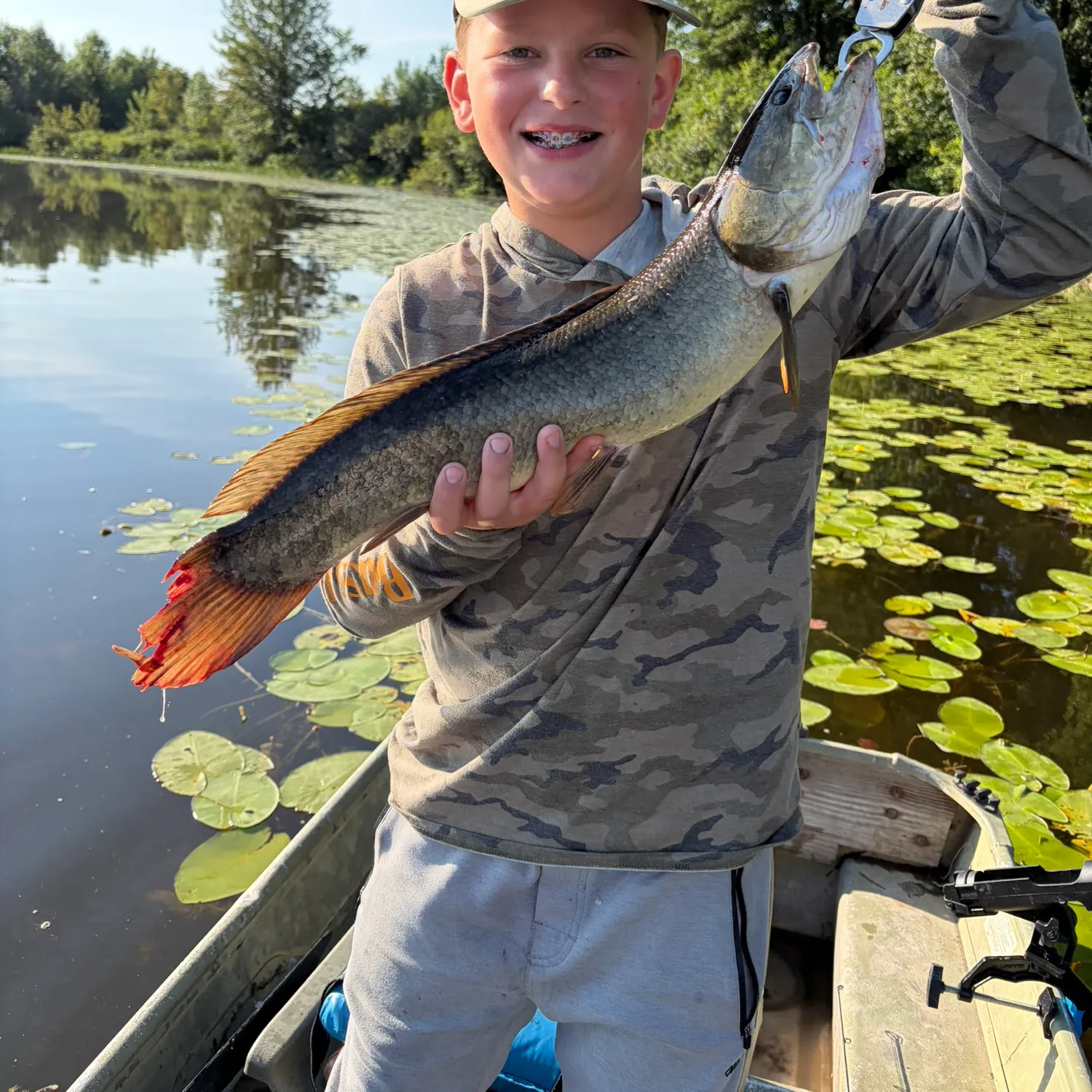 Eyetail bowfin caught on Fishbrain