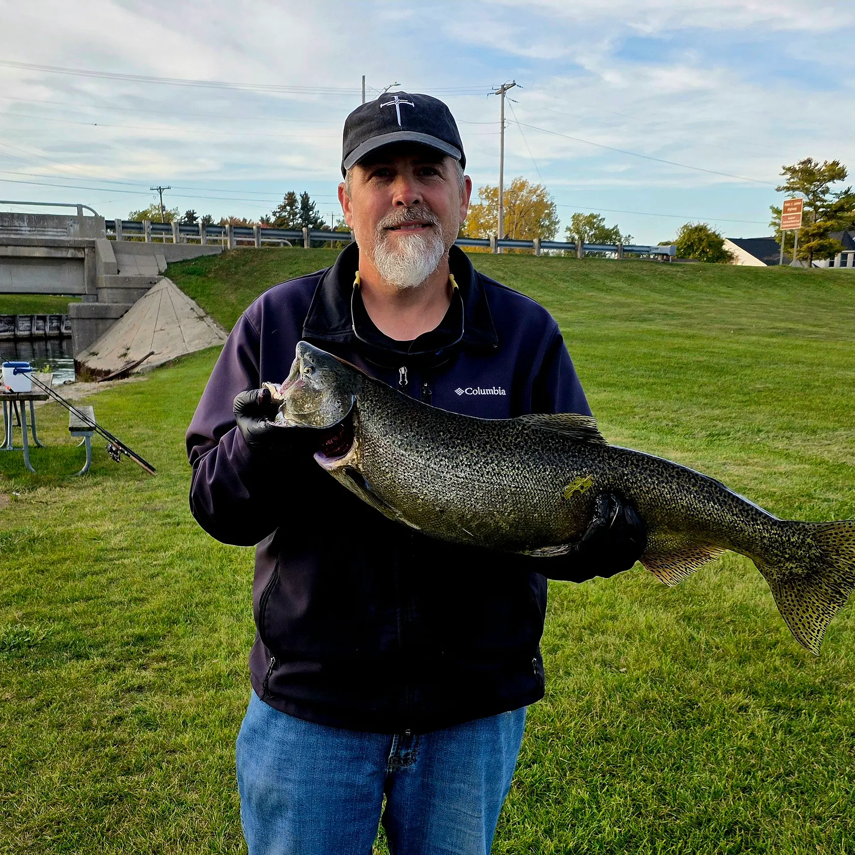 Chinook salmon caught on Fishbrain